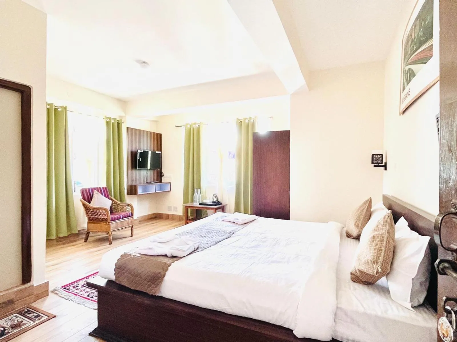 Bed in Hotel Swagat
