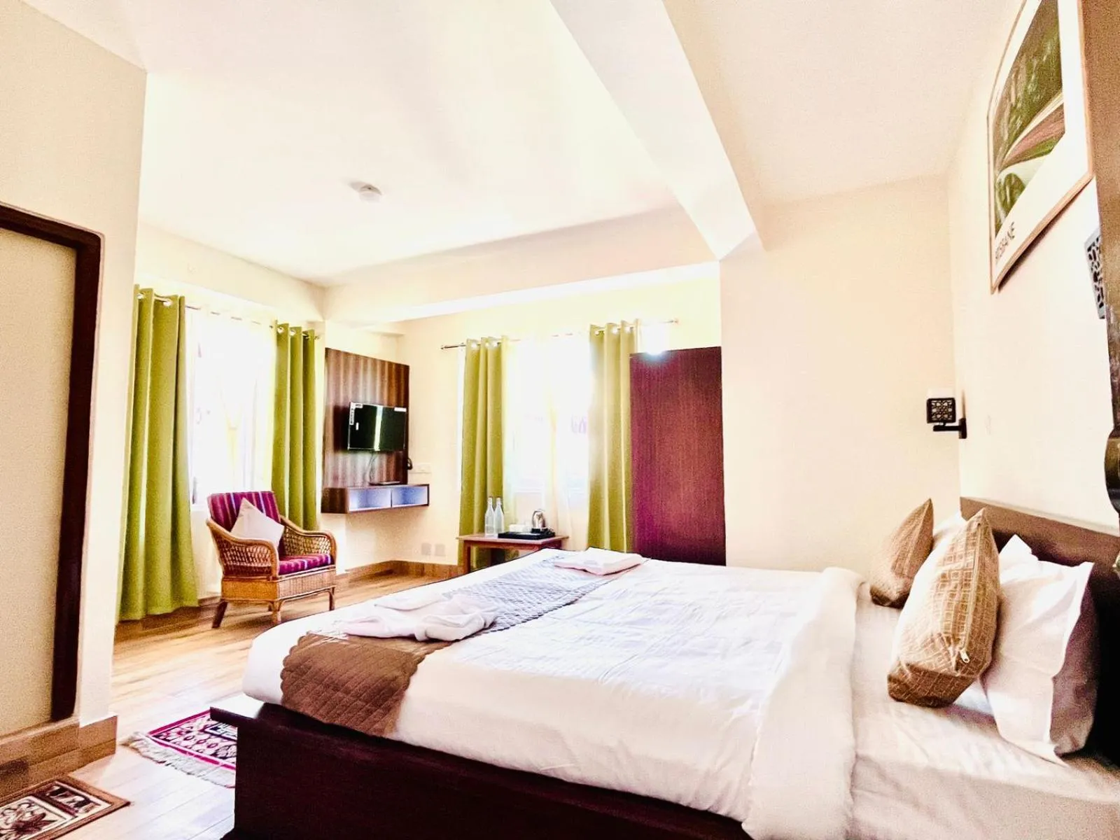 Bed in Hotel Swagat