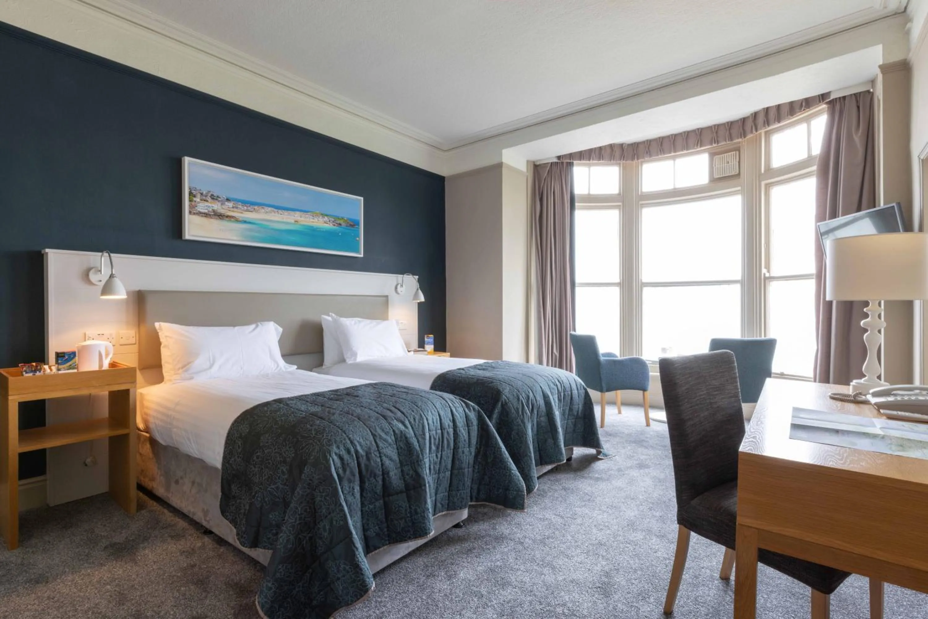 Photo of the whole room, Bed in The St Ives Bay Hotel