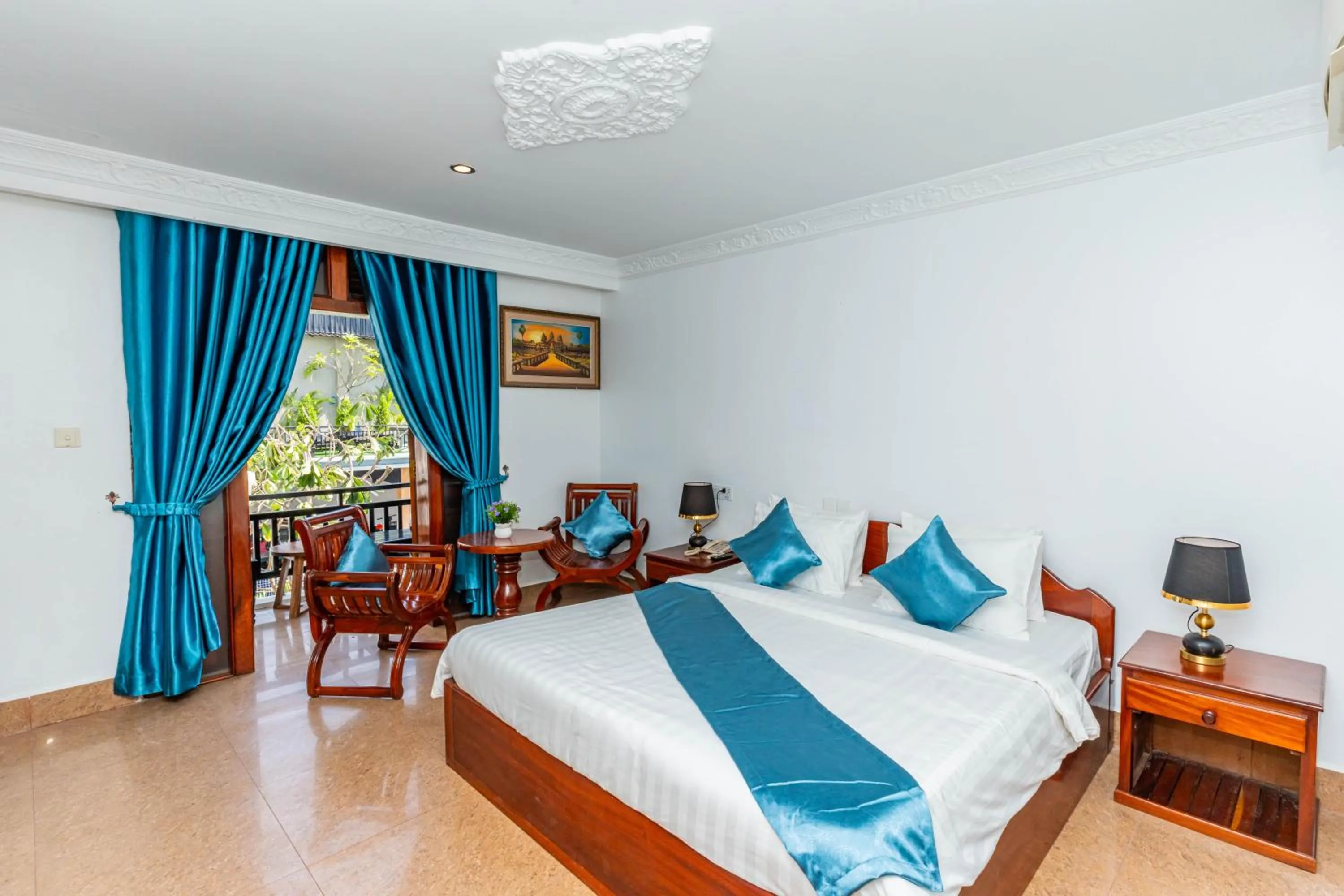 Balcony/Terrace, Bed in Rithy Rin Angkor Hotel