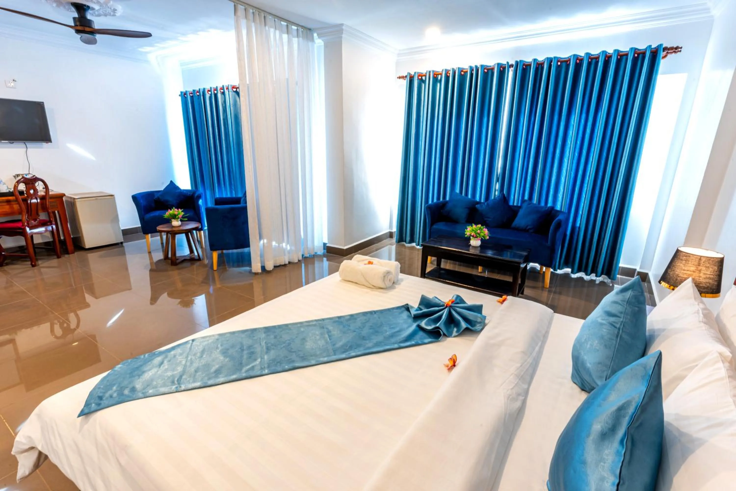 Bedroom, Bed in Rithy Rin Angkor Hotel