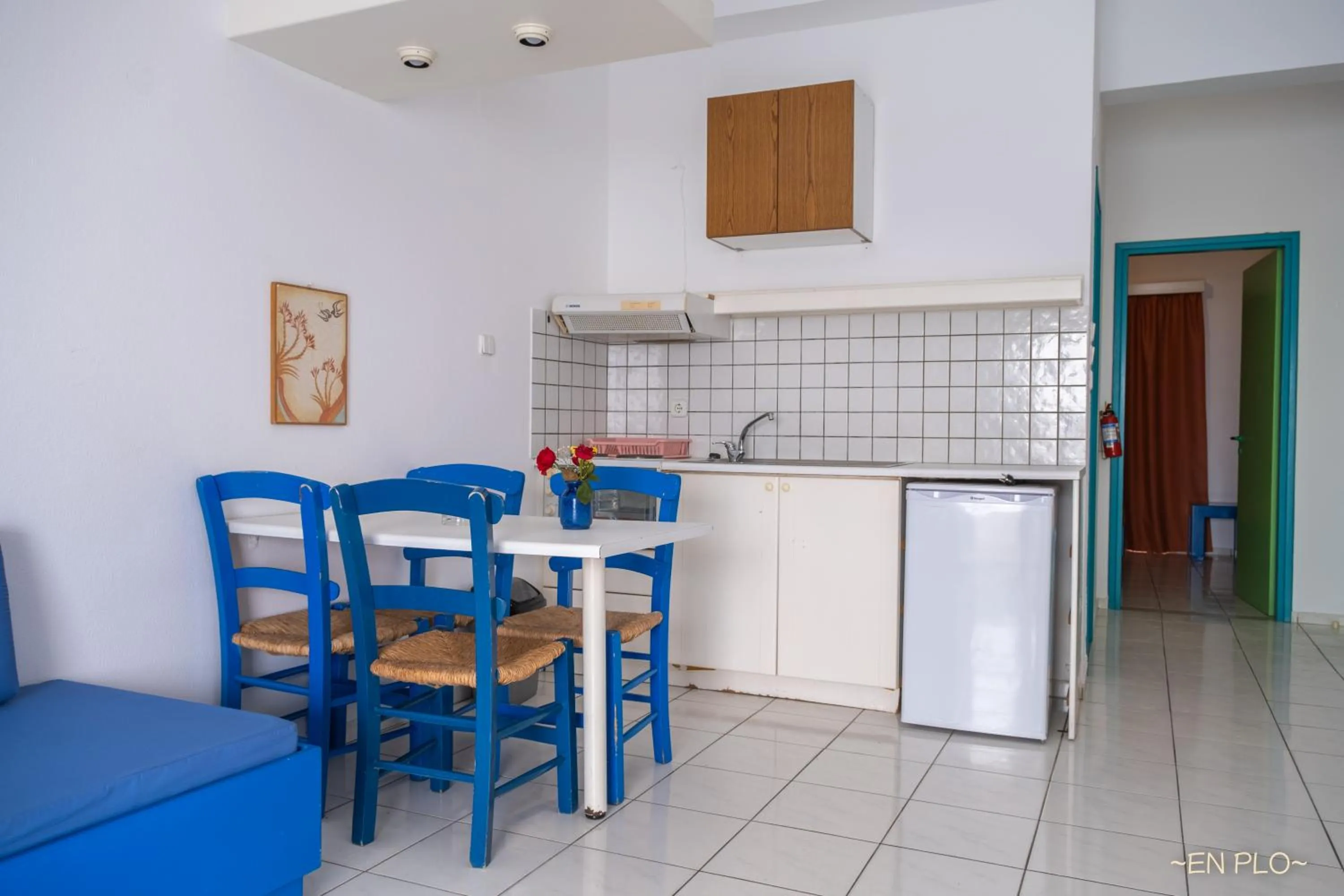 Living room in Enplo Apartments