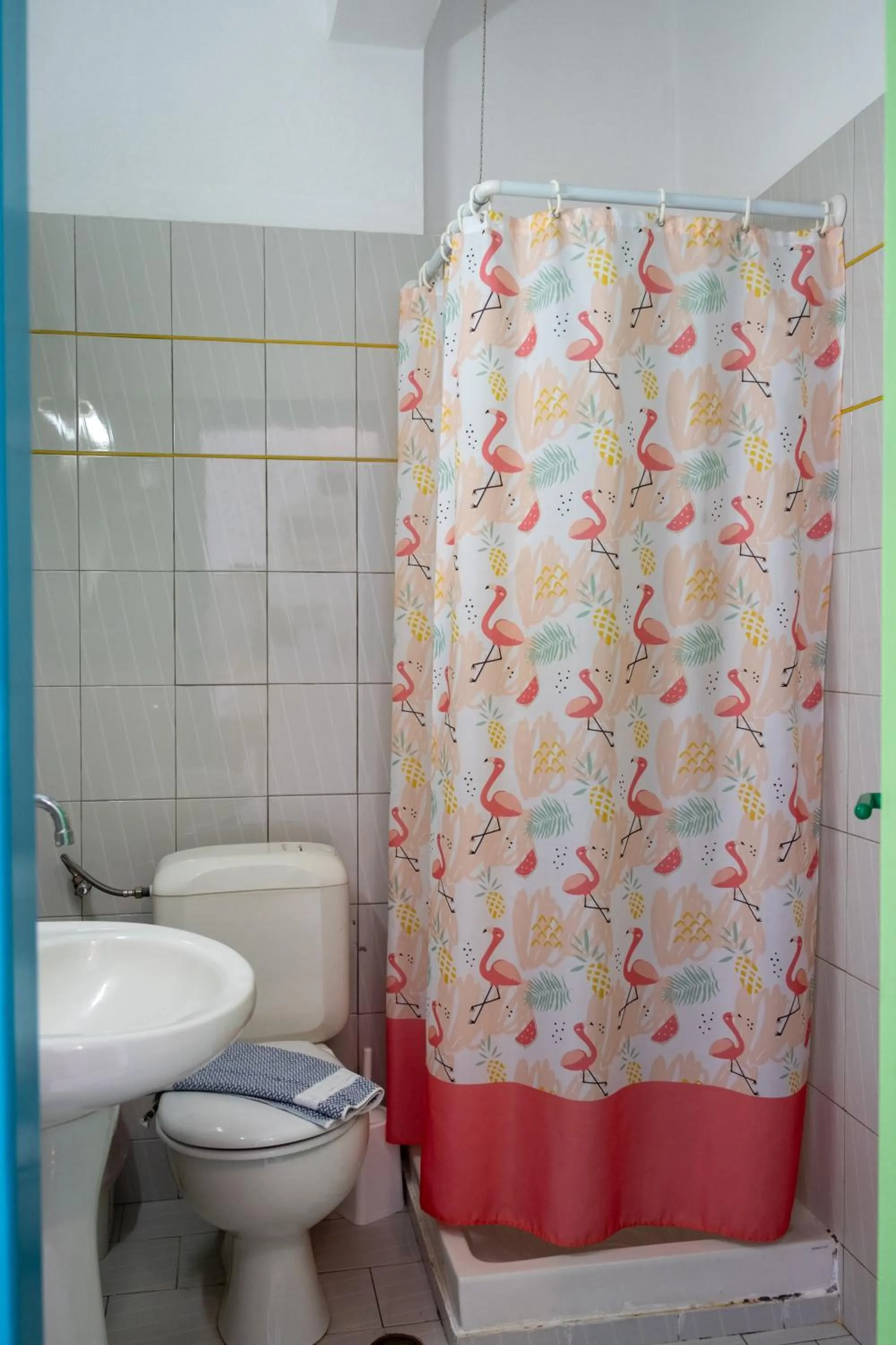 Shower in Enplo Apartments