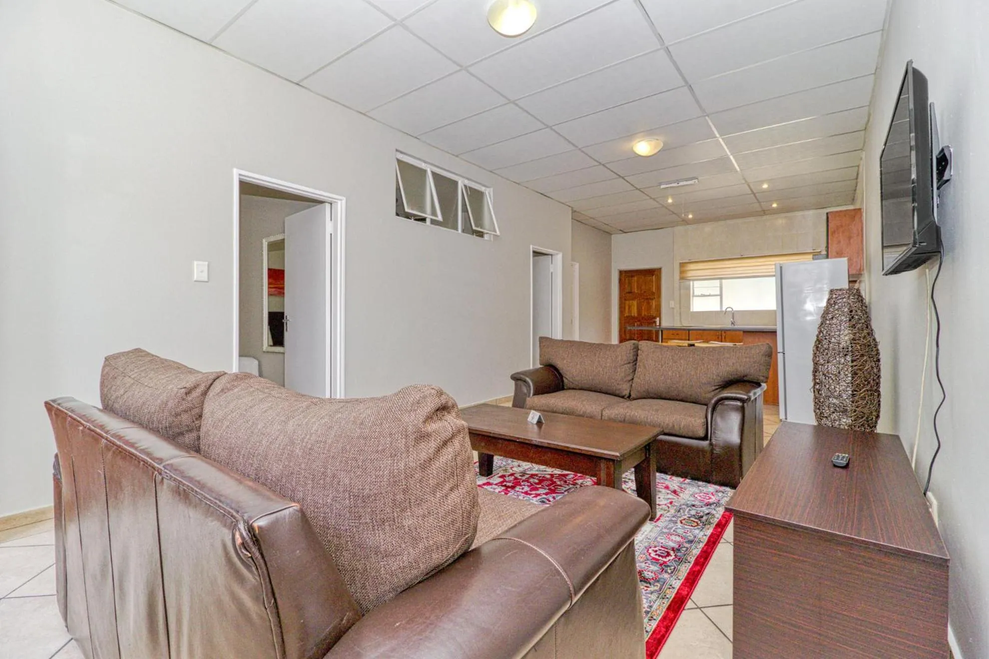 Seating area in BM Gardens