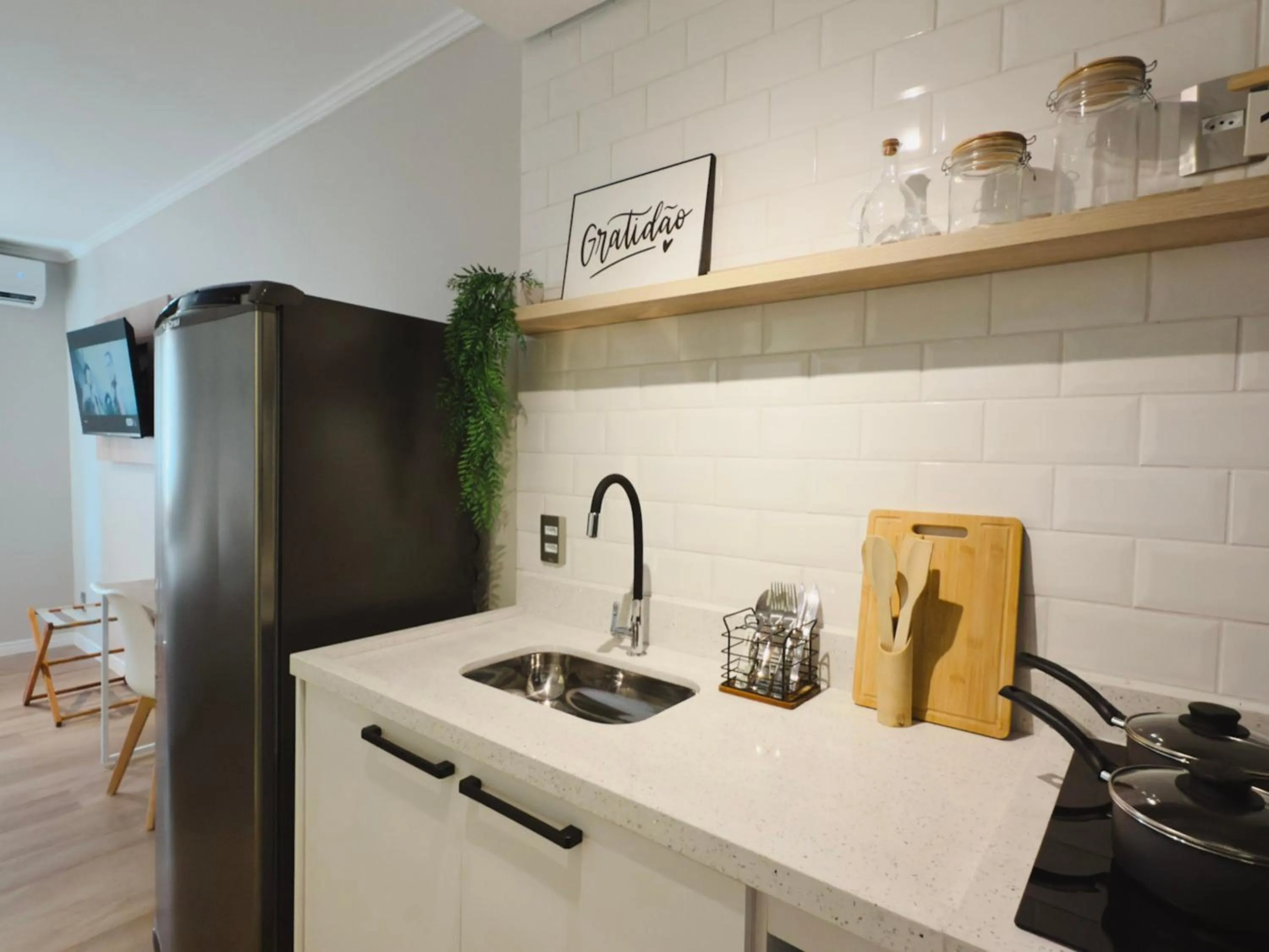 Kitchen or kitchenette in Studios Mood Martiniano
