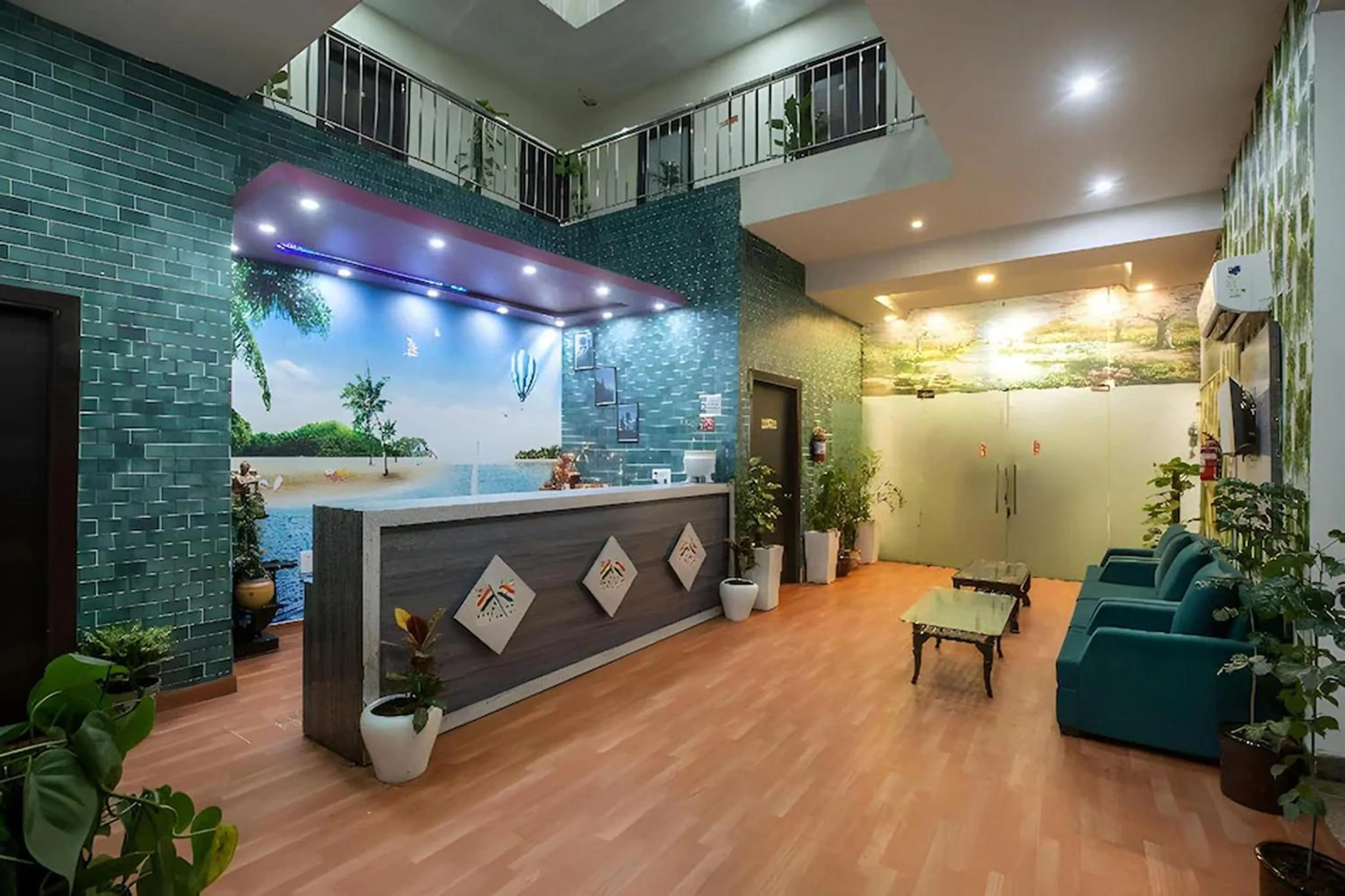 Lobby or reception in Hotel Sky View