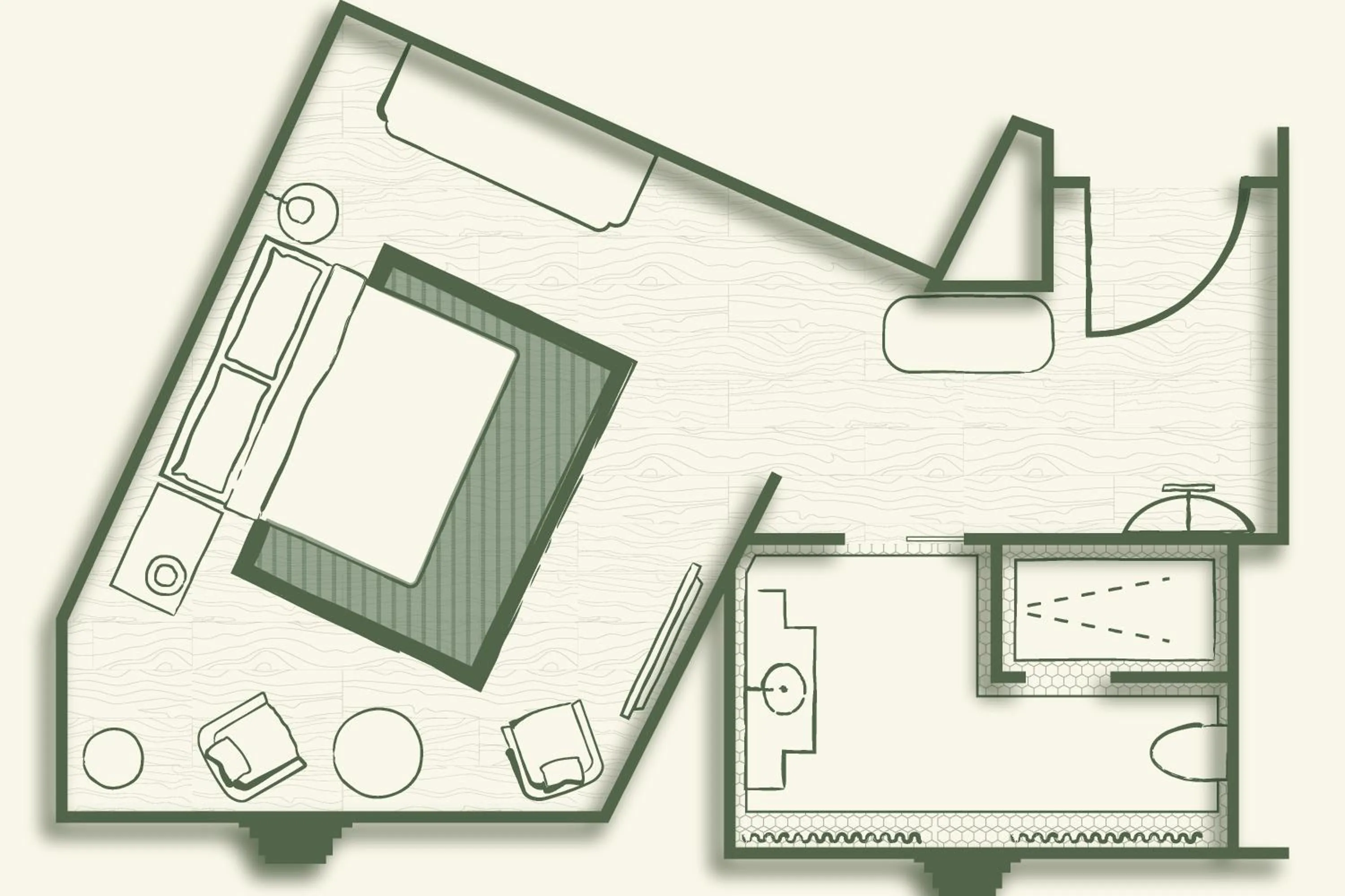 Floor plan in Fidelity Hotel