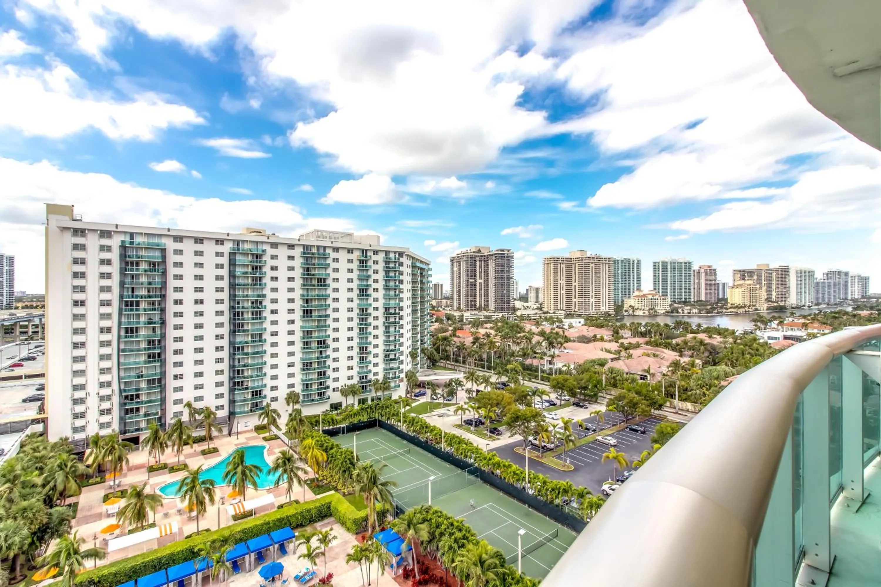 Balcony/Terrace in Ocean Reserve Luxury Condos Across from Sunny Isles Beach