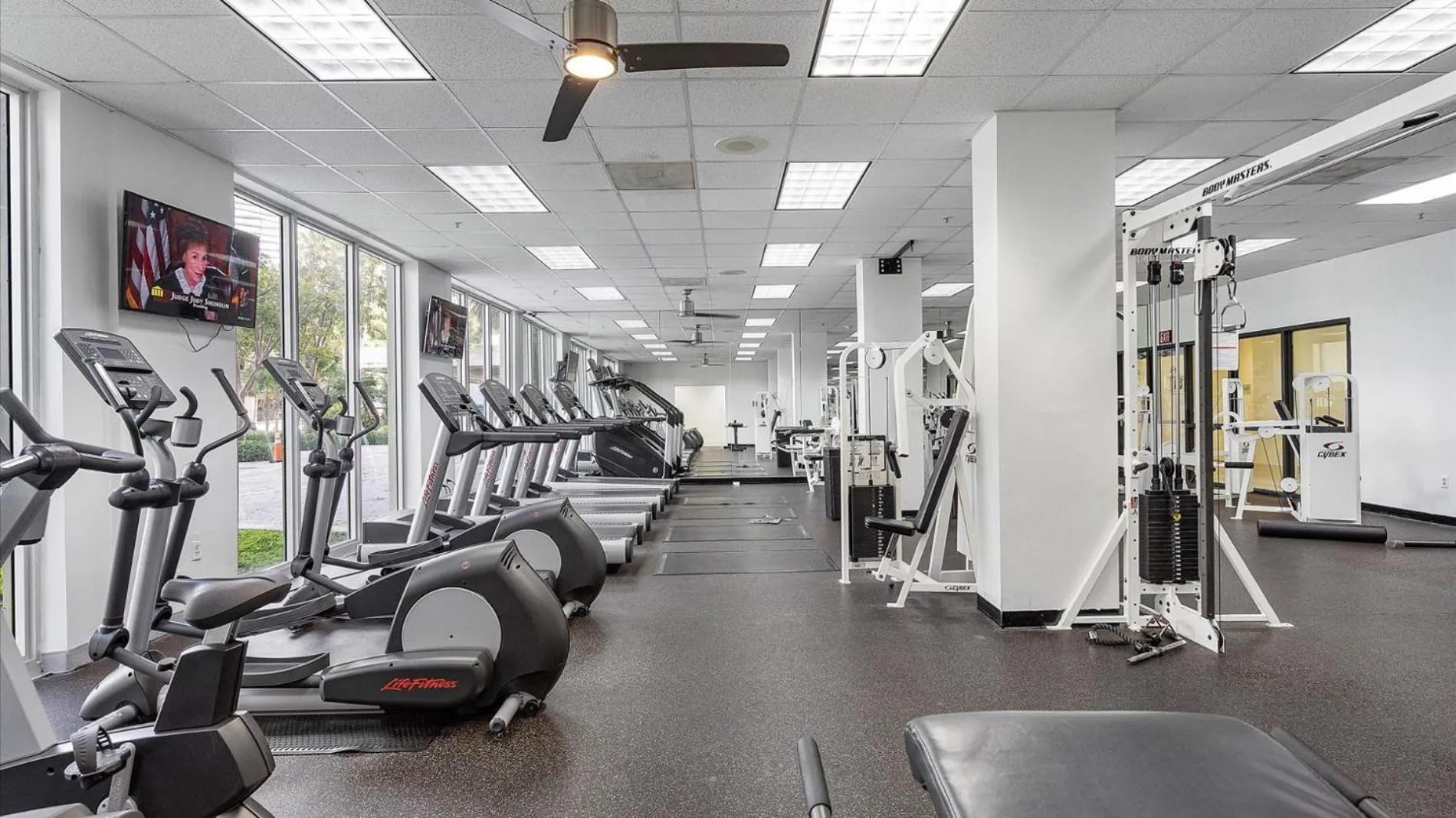 Fitness centre/facilities in Ocean Reserve Luxury Condos Across from Sunny Isles Beach