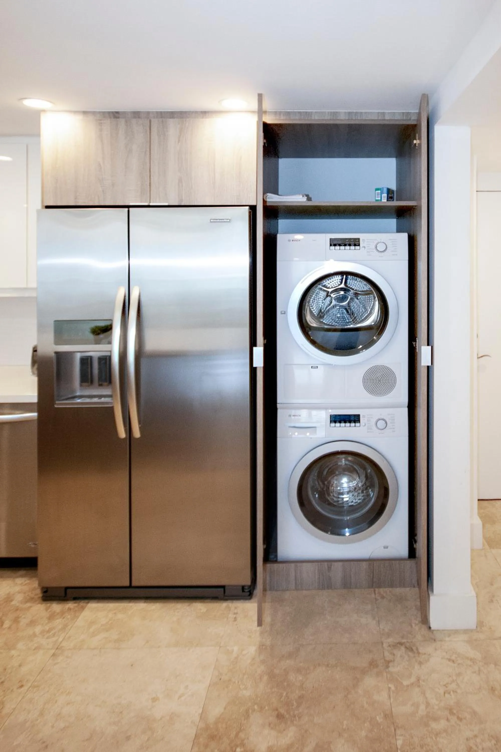 Kitchen or kitchenette in Ocean Reserve Luxury Condos Across from Sunny Isles Beach