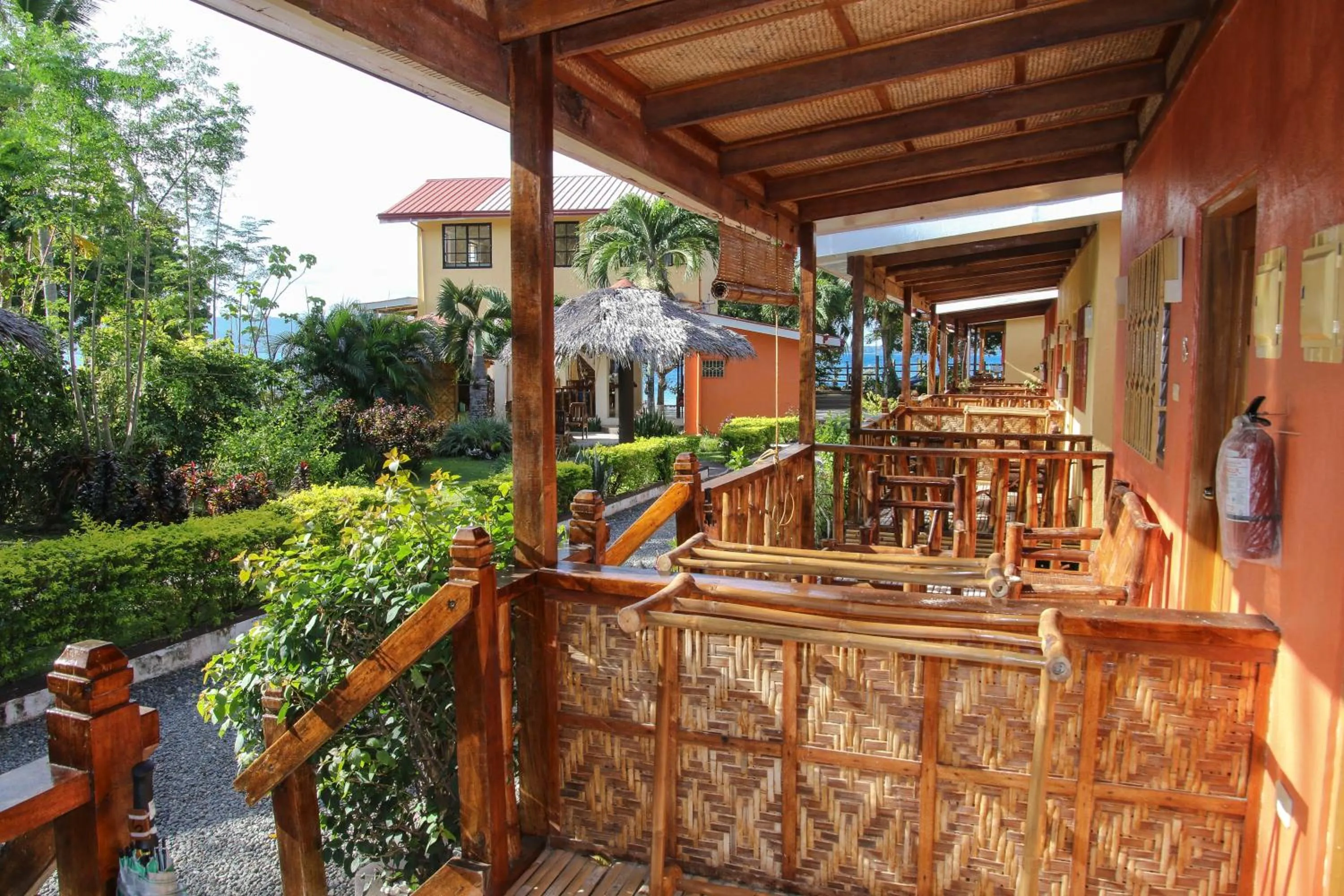 Garden in Isla Hayahay Beach Resort and Restaurant