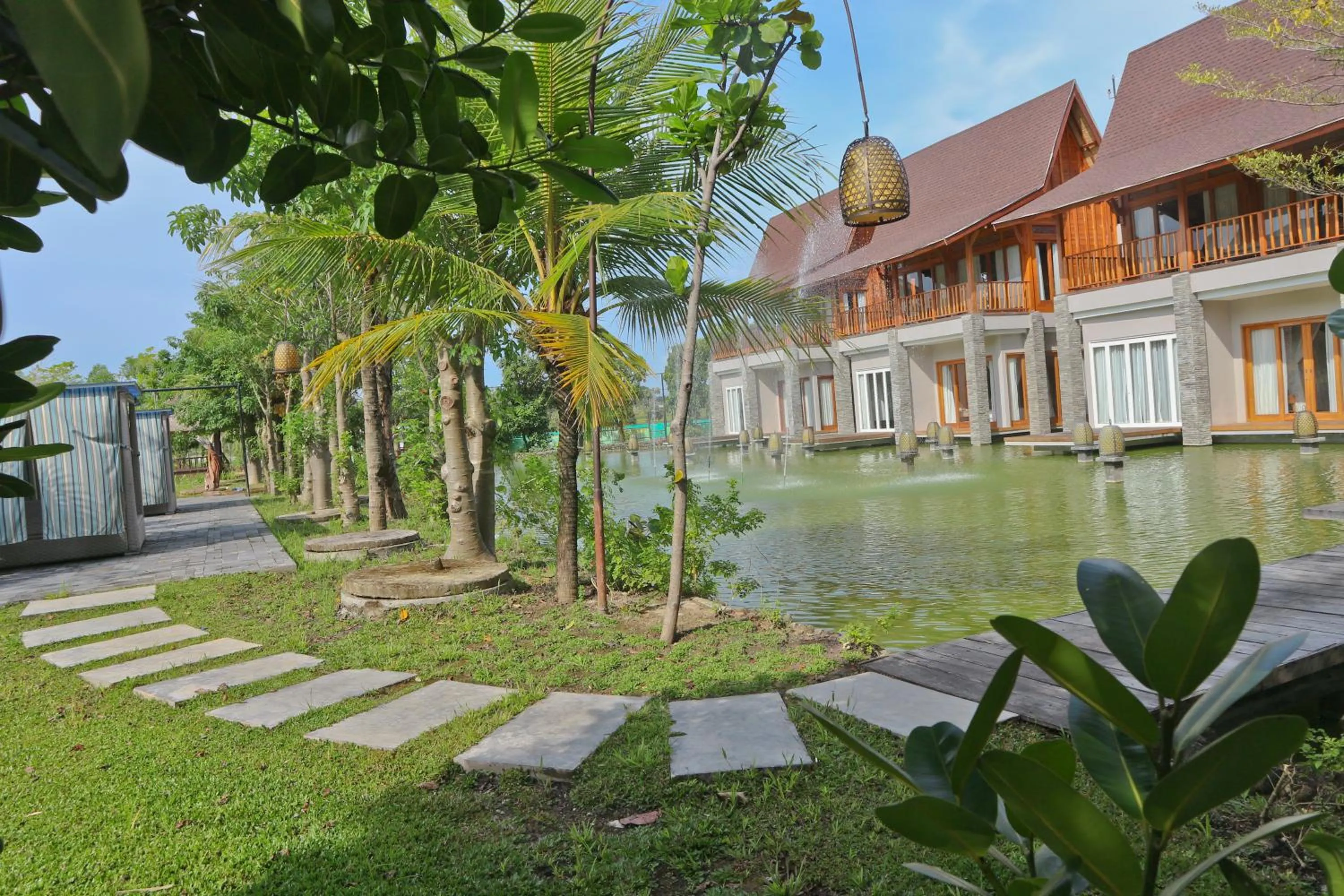 Garden view in Grand Mega Resort & Spa