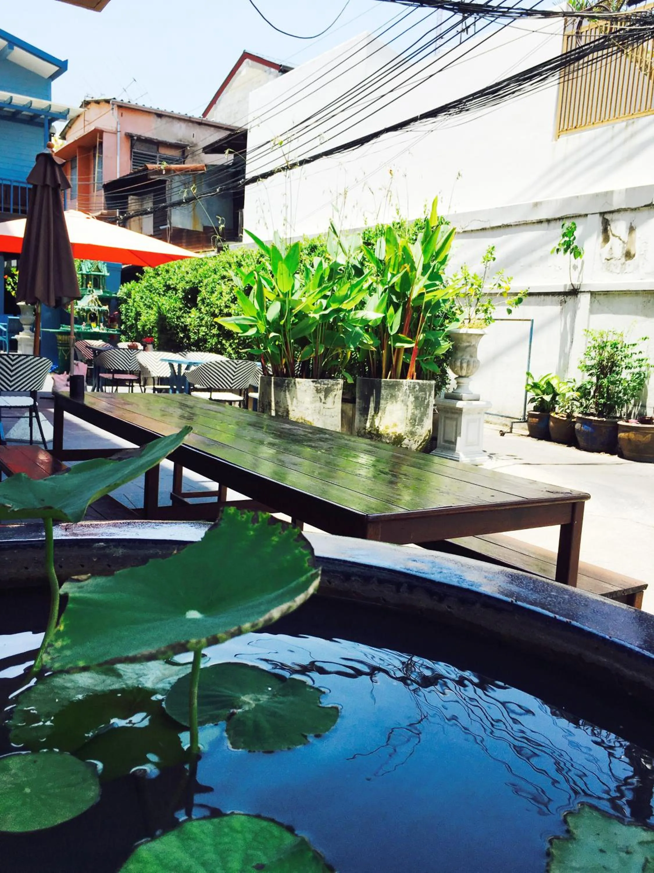 Communal lounge/ TV room in Blue Chang House