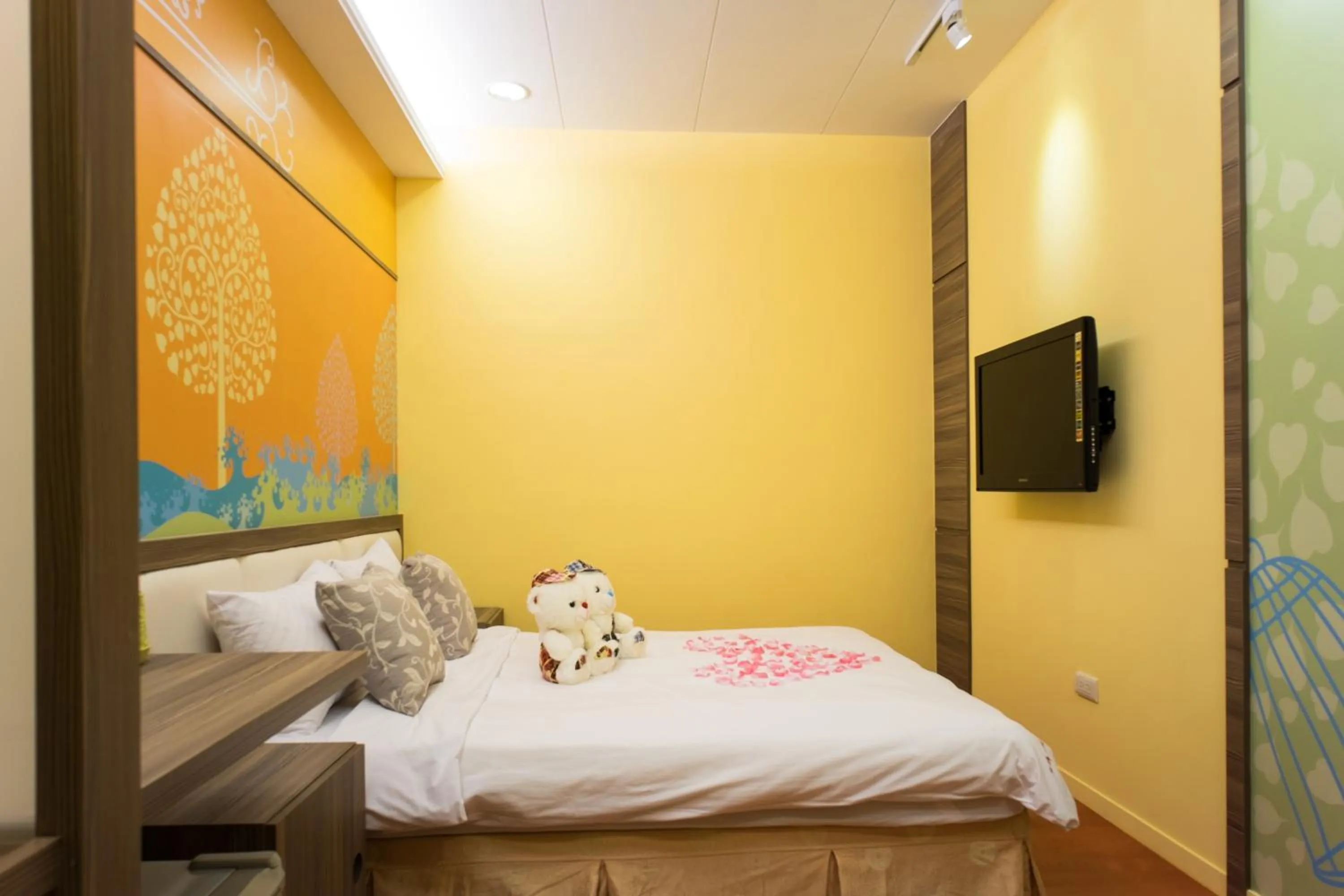 Shower, Bed in Bei Pin B&B