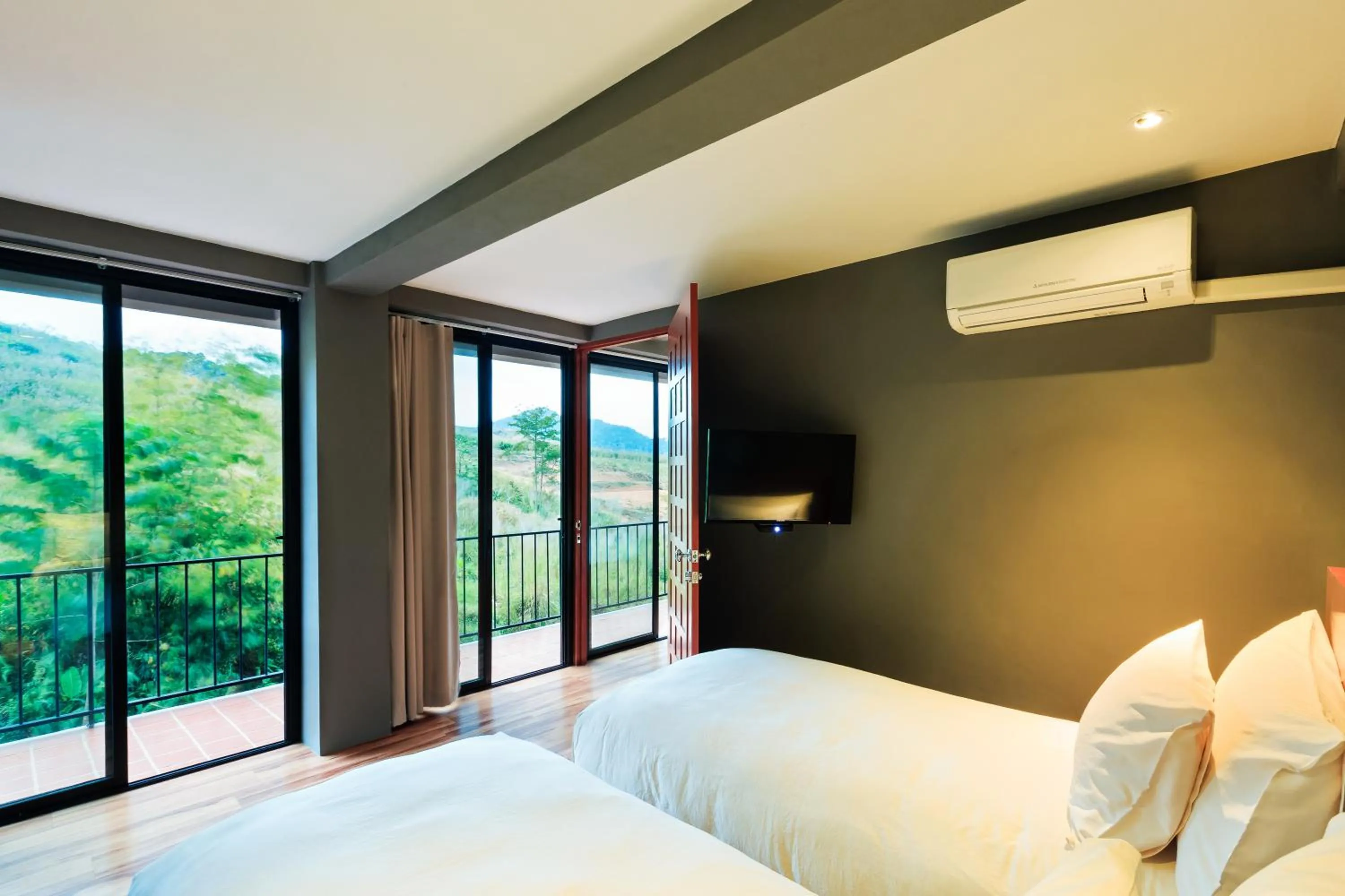 Bedroom, Bed in Sirinati Khao Kho