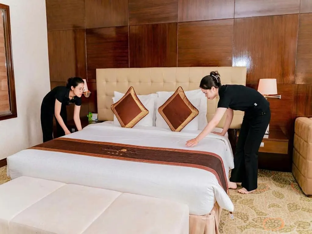 Photo of the whole room, Bed in AURORA Hotel Plaza