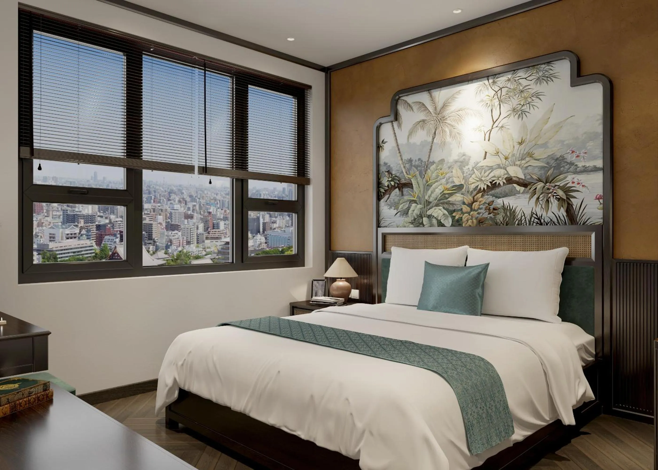 Bed in AURORA Hotel Plaza