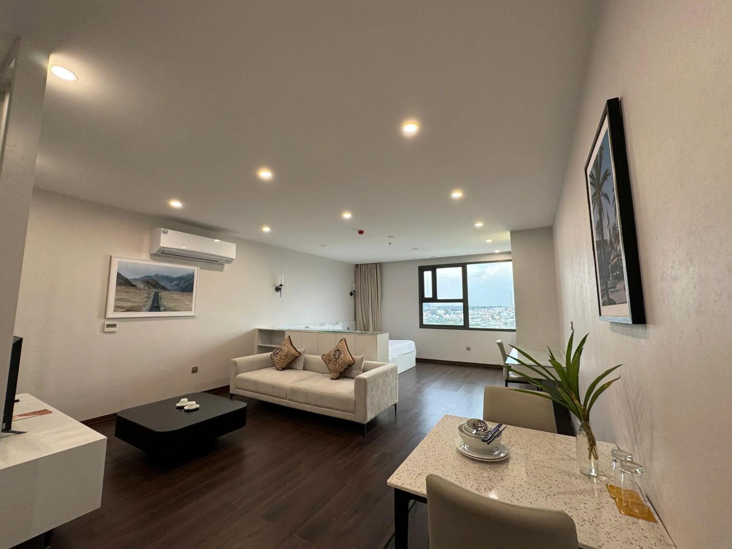 Bed in AURORA Hotel Plaza