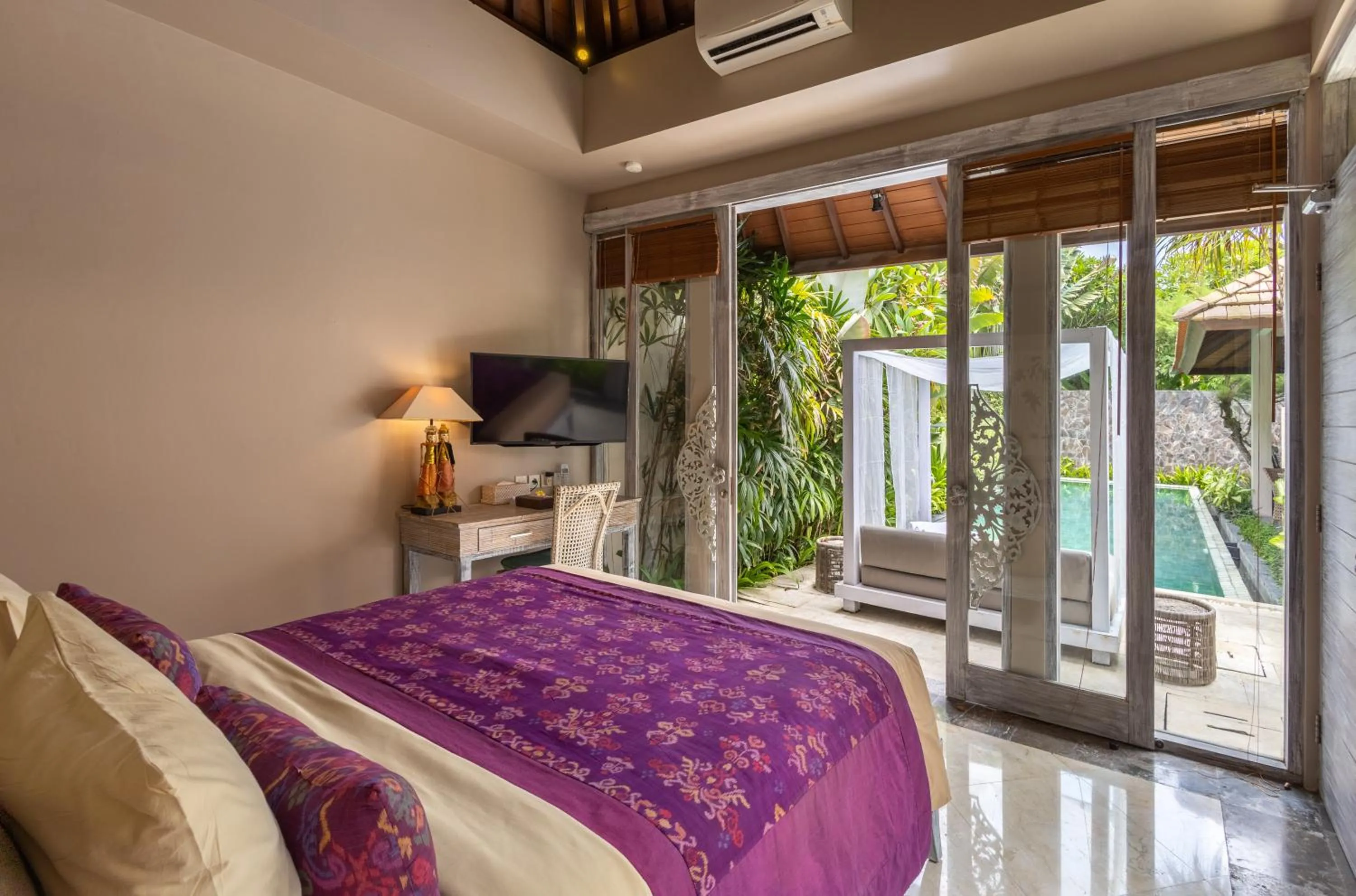 Bedroom, Bed in The Royal Purnama Luxury Villas - Adults Only