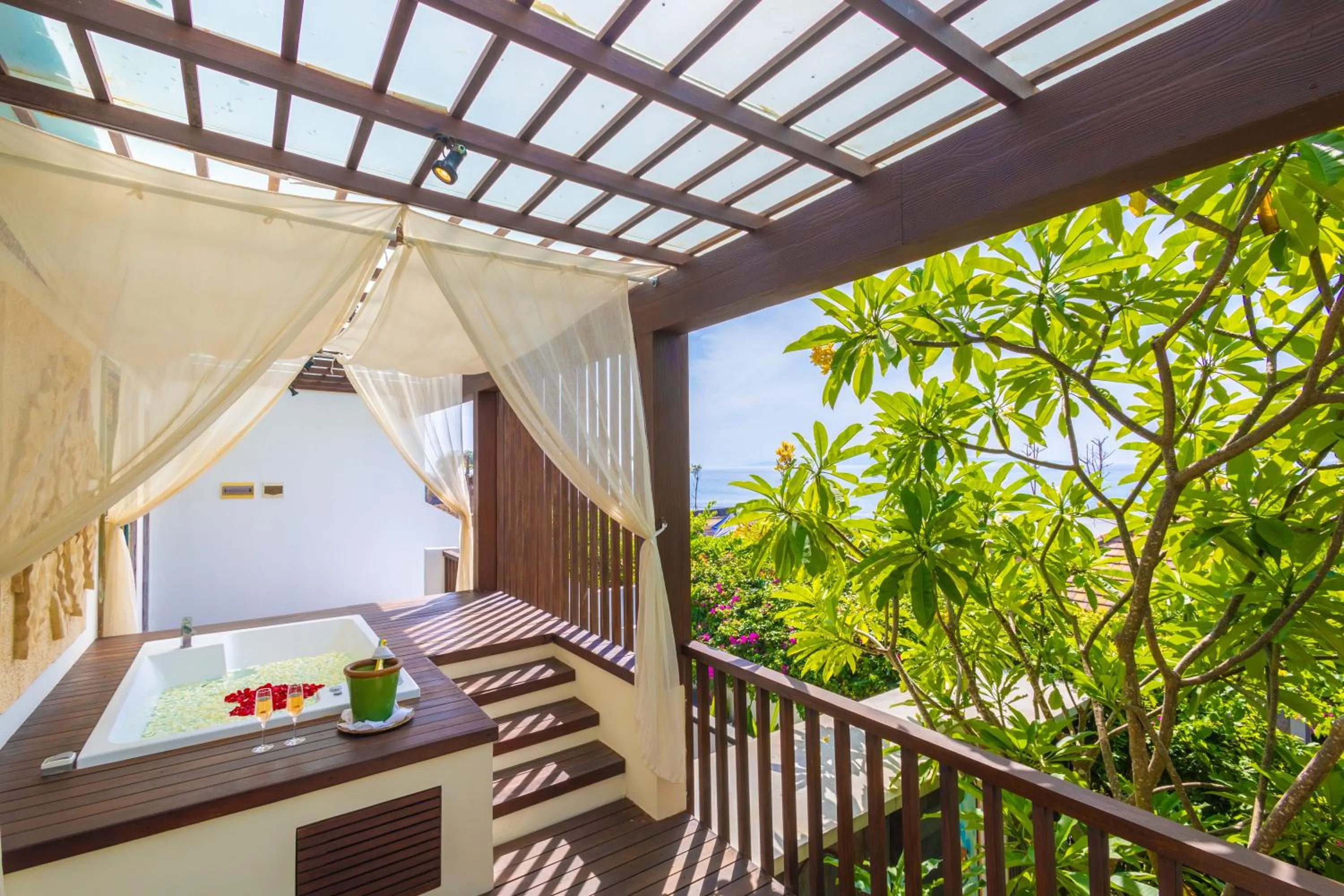 Balcony/Terrace in The Royal Purnama Luxury Villas - Adults Only