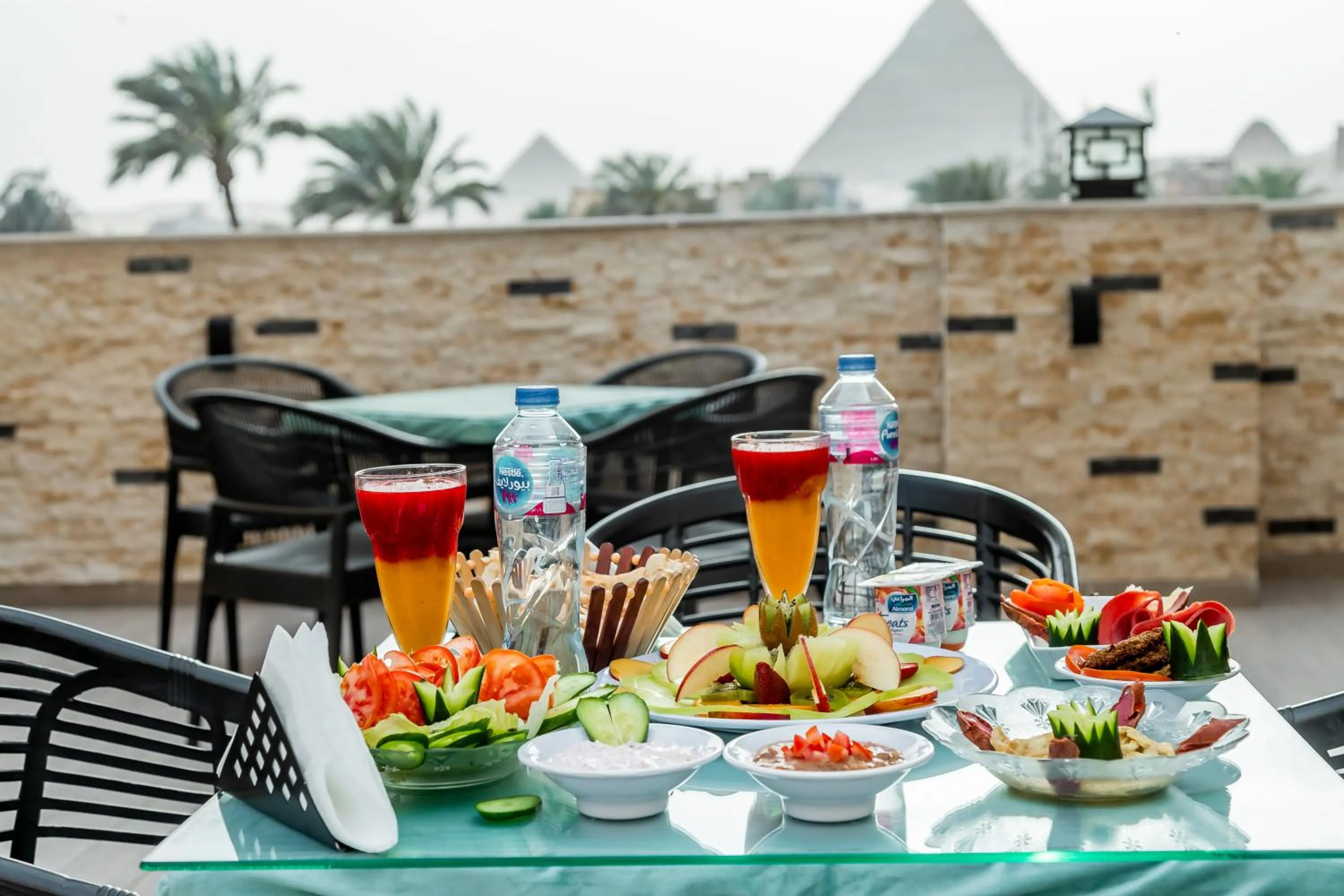 Property building in Night Pyramids Inn Hotel