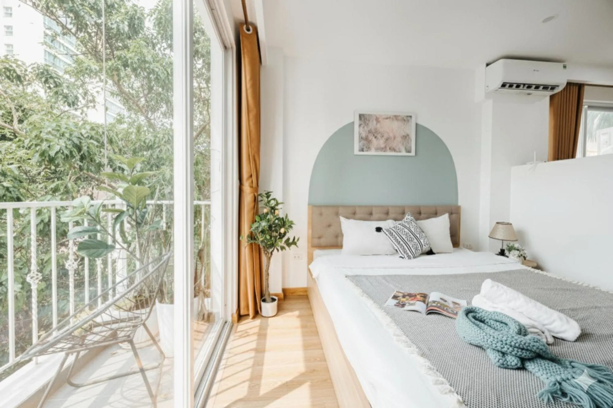 Bed in Label6 Studio West Lake