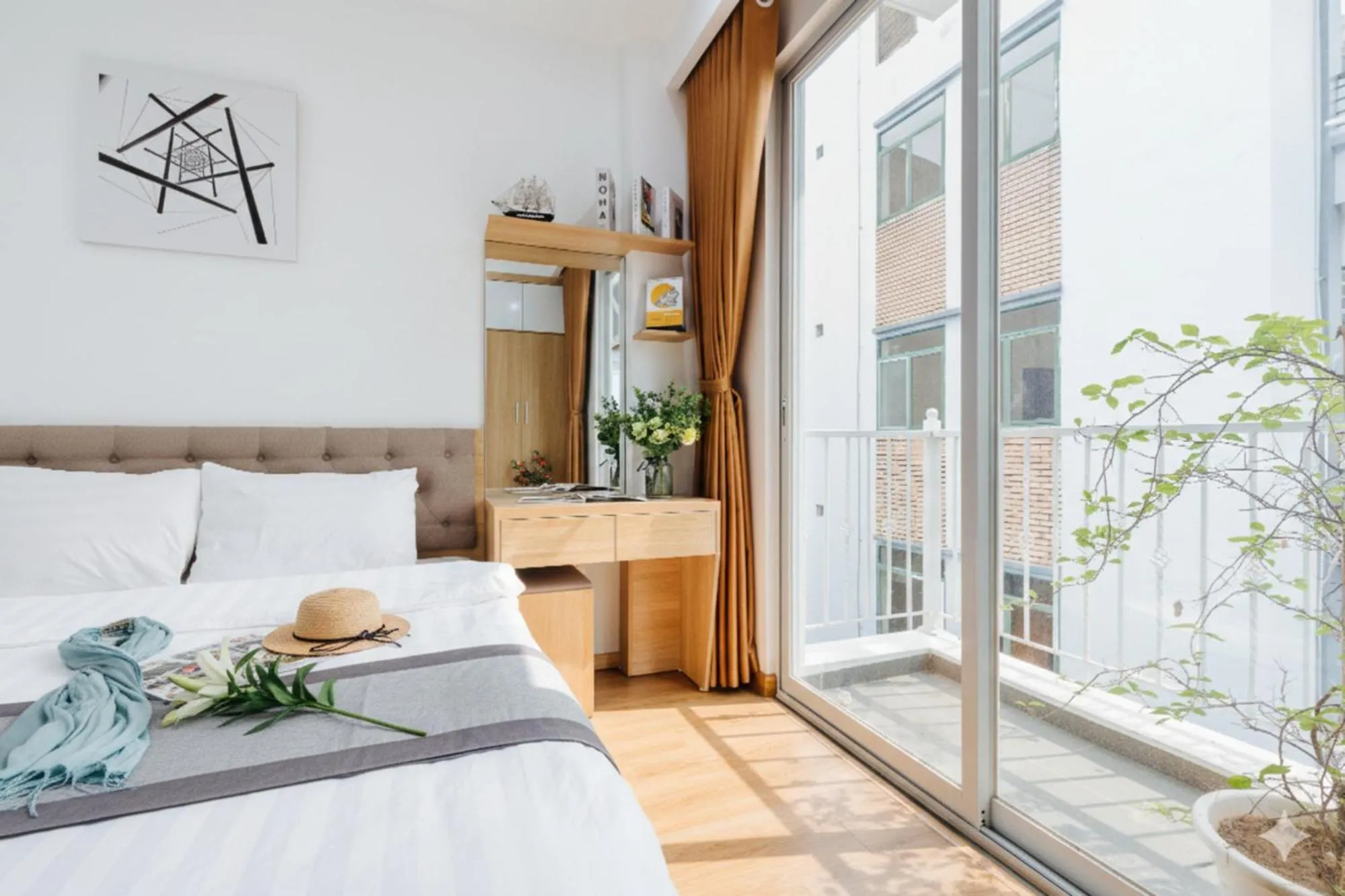 Bed in Label6 Studio West Lake