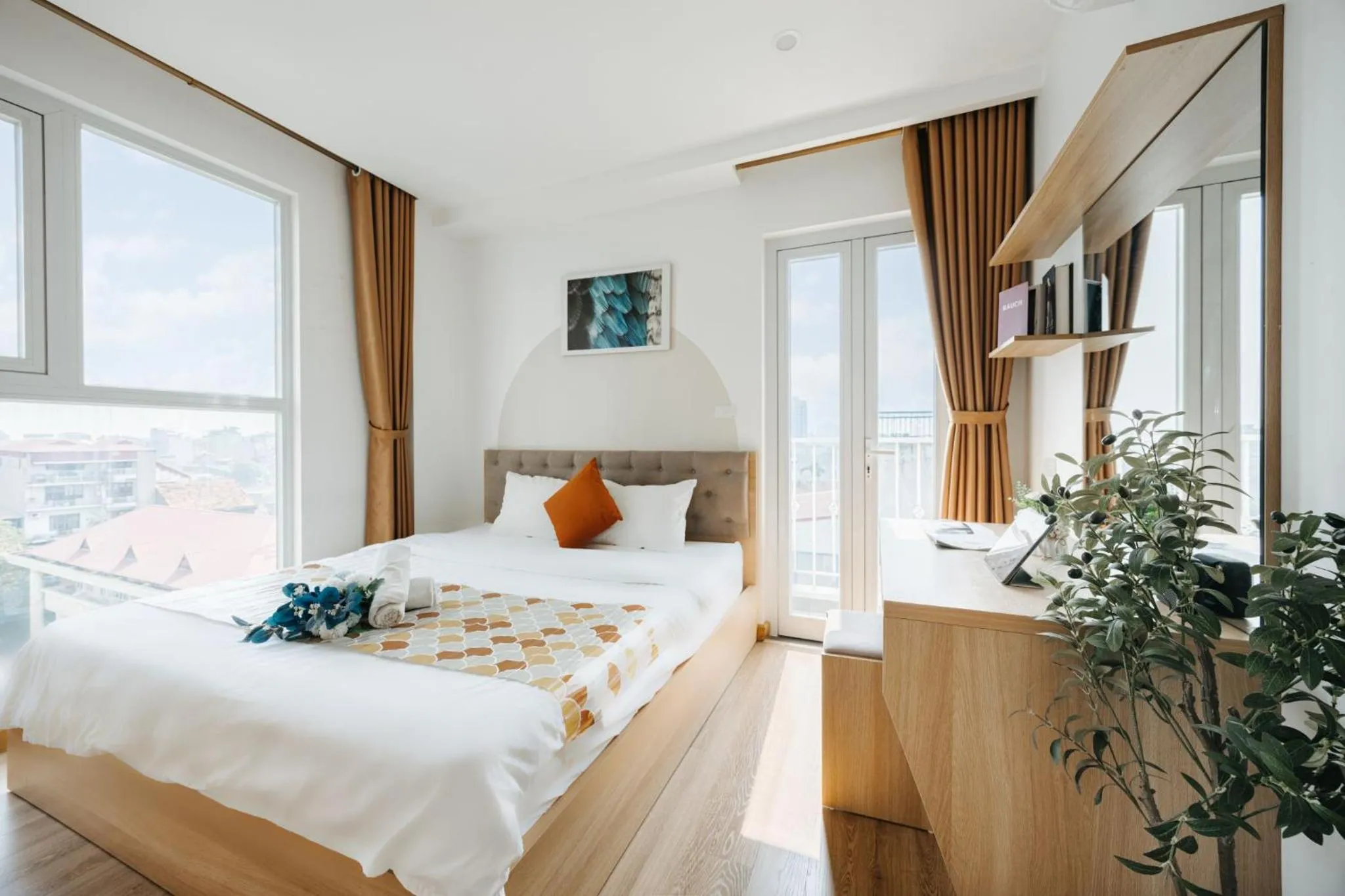 Bed in Label6 Studio West Lake