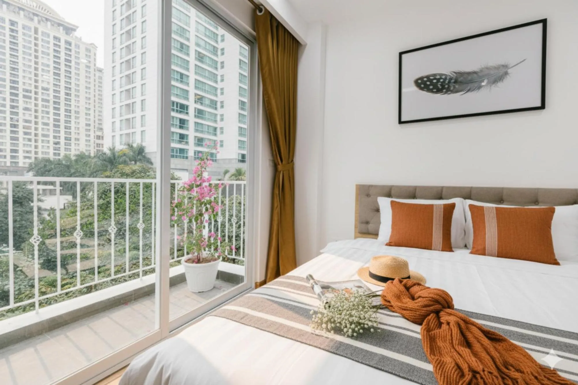 Bed in Label6 Studio West Lake