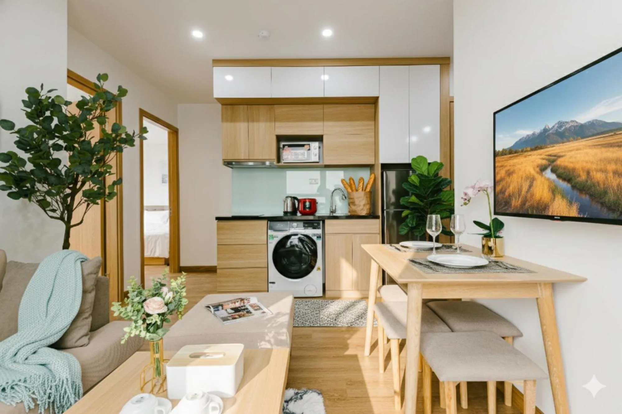 TV and multimedia in Label6 Studio West Lake