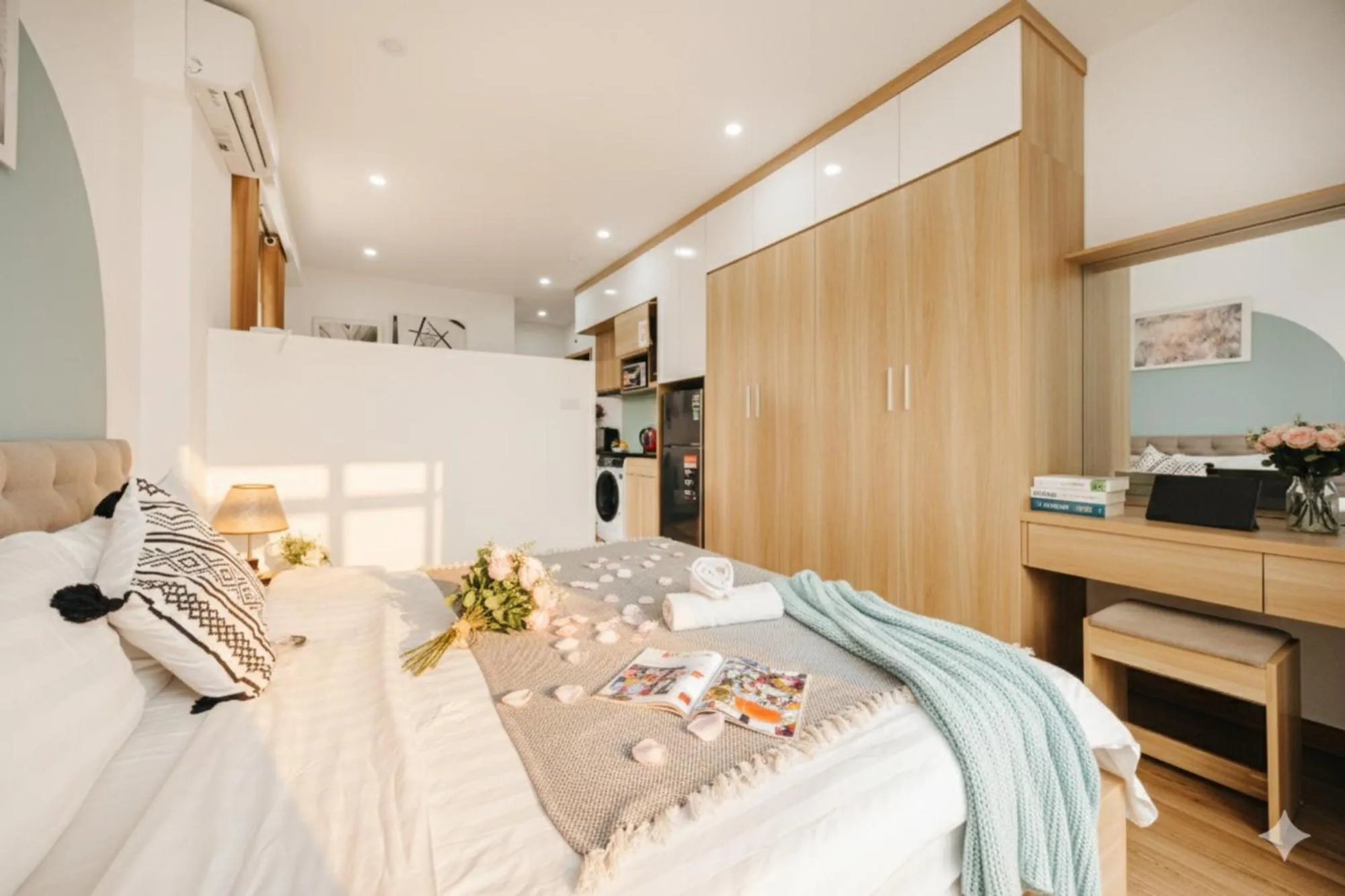 Bed in Label6 Studio West Lake