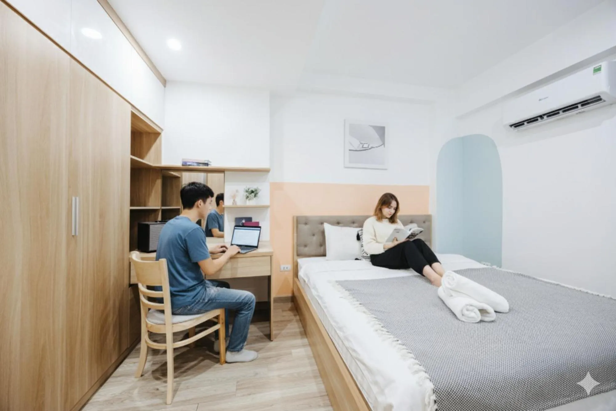 Bed in Label6 Studio West Lake