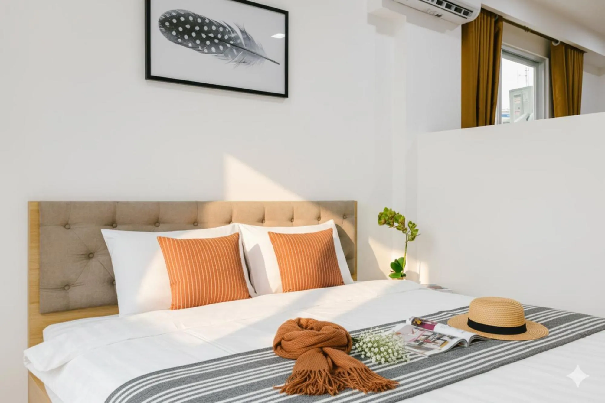 Bedroom, Bed in Label6 Studio West Lake