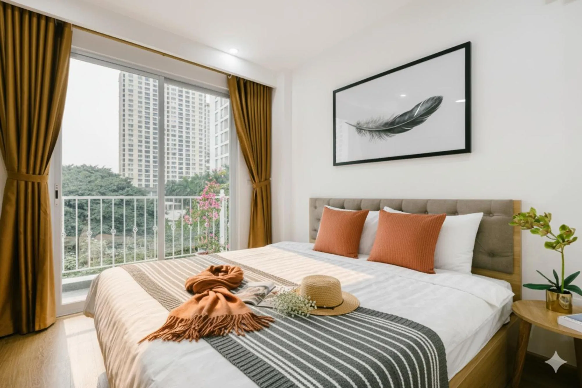 Bed in Label6 Studio West Lake