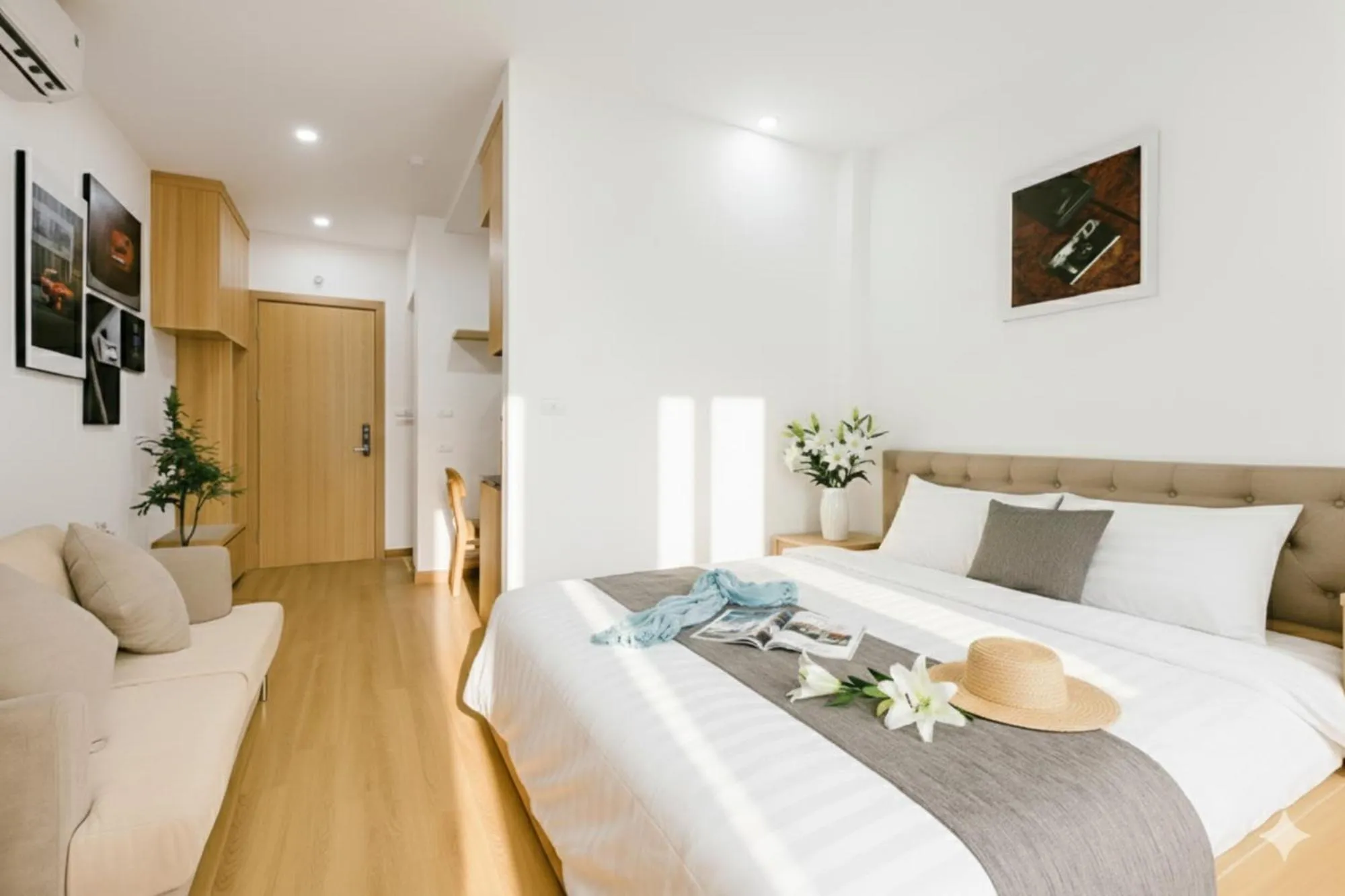 Bed in Label6 Studio West Lake