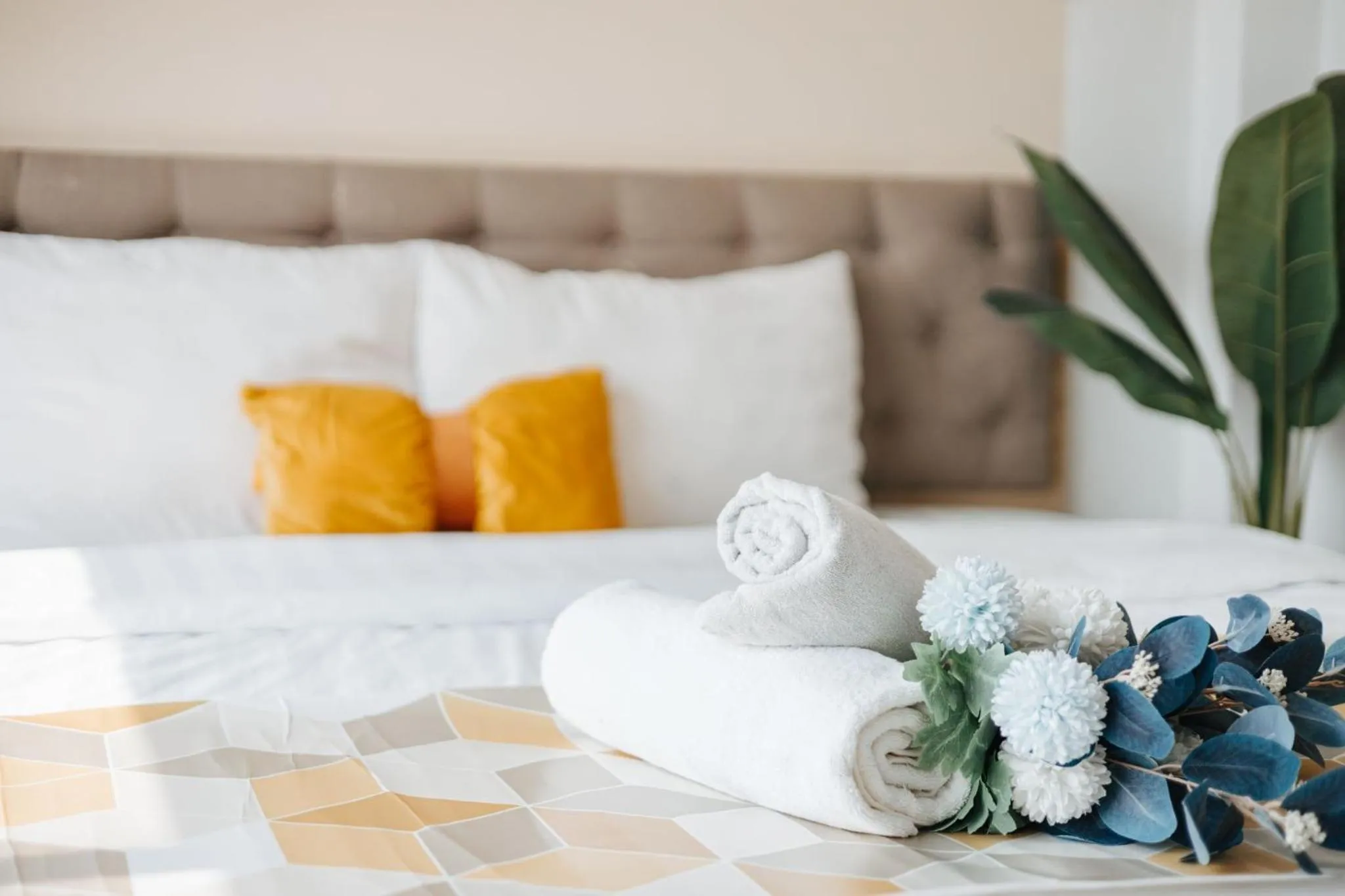 Bed in Label6 Studio West Lake