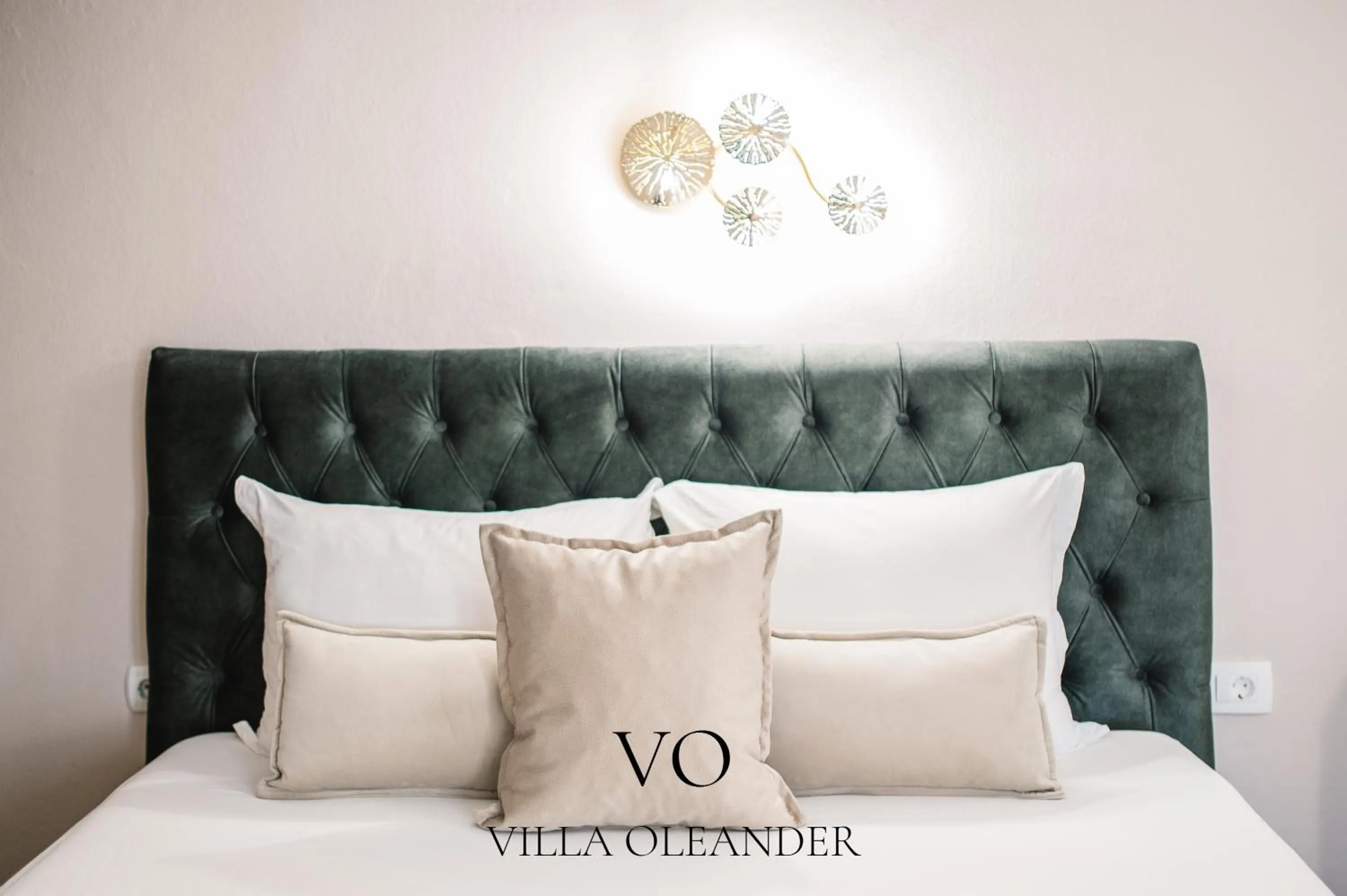 Bed in Villa Oleander