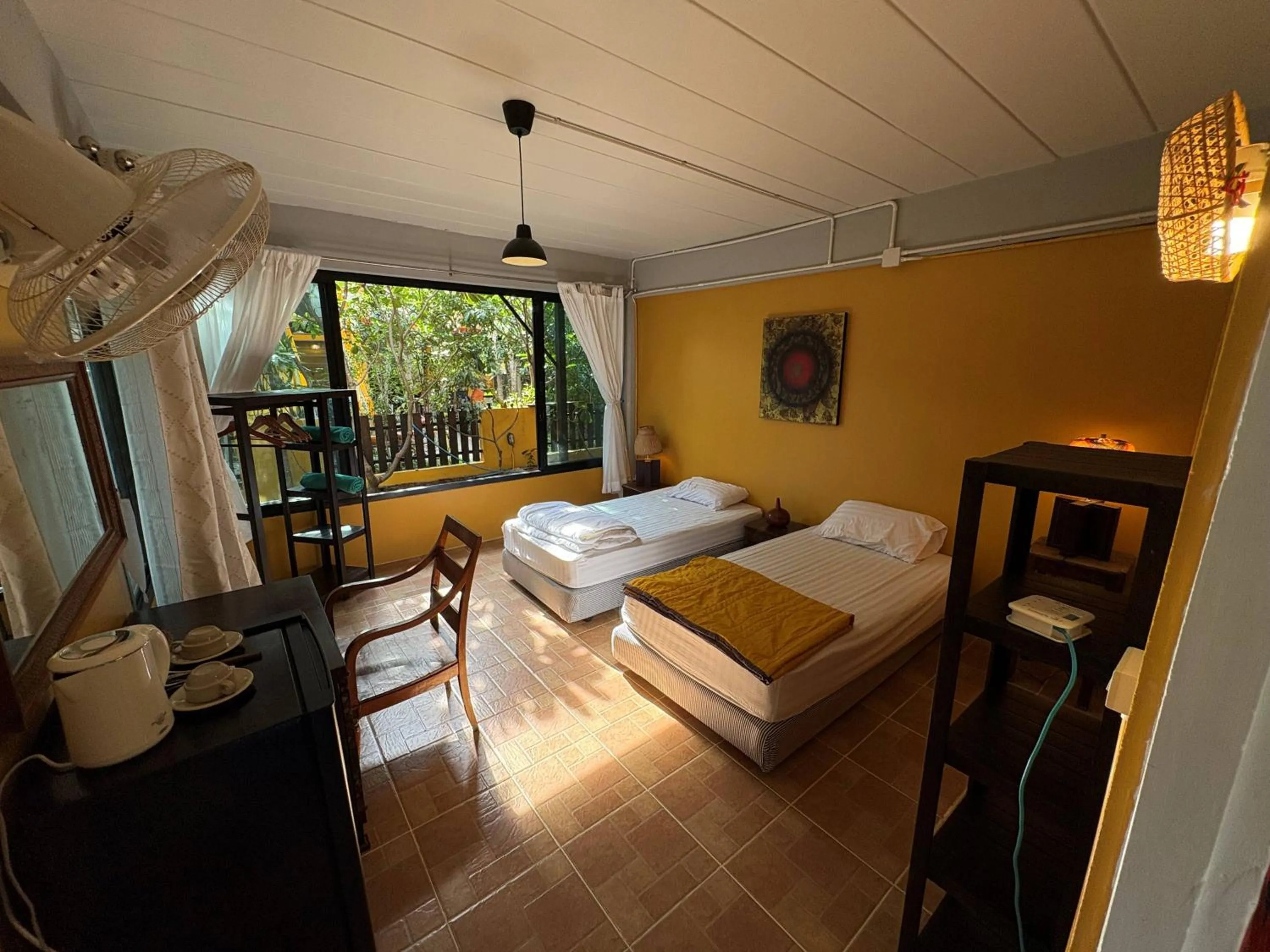Bedroom, Bed in Golden Mango House