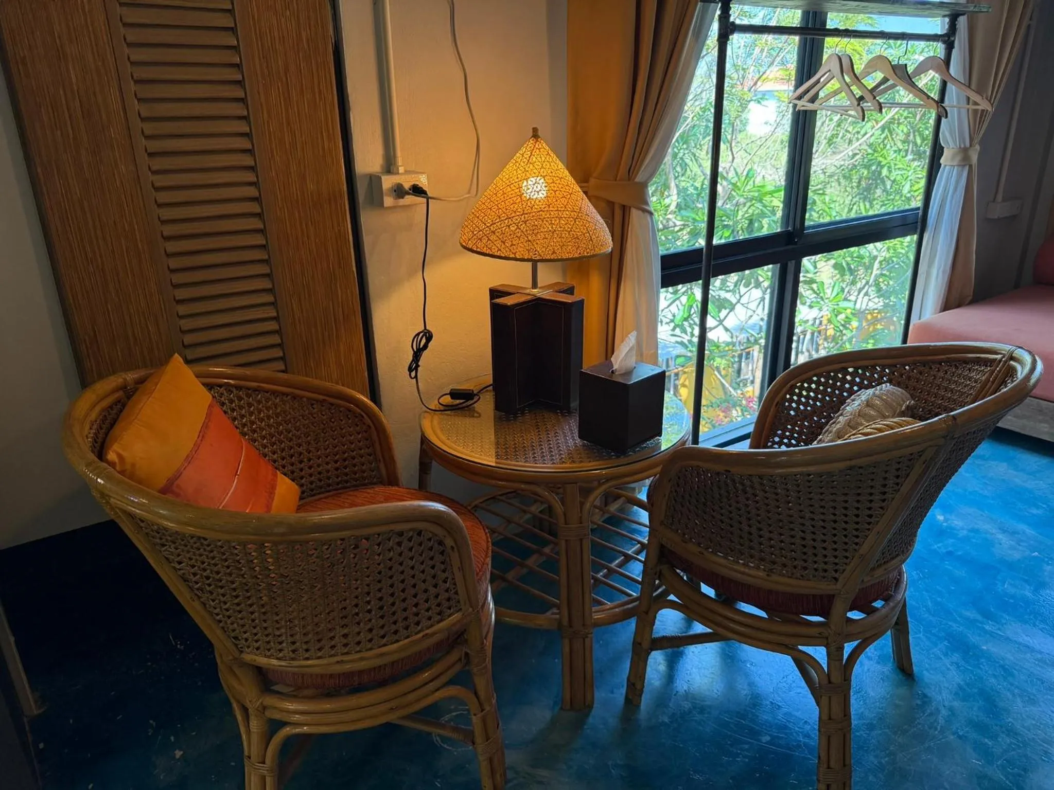 Seating area in Golden Mango House