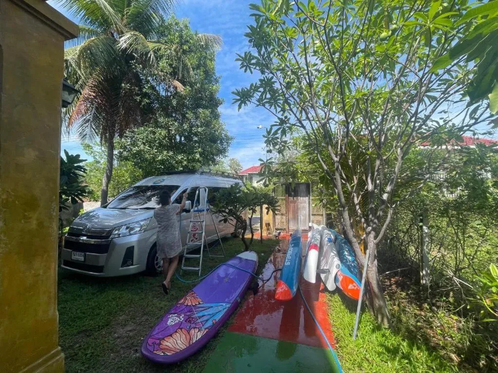 Canoeing in Golden Mango House