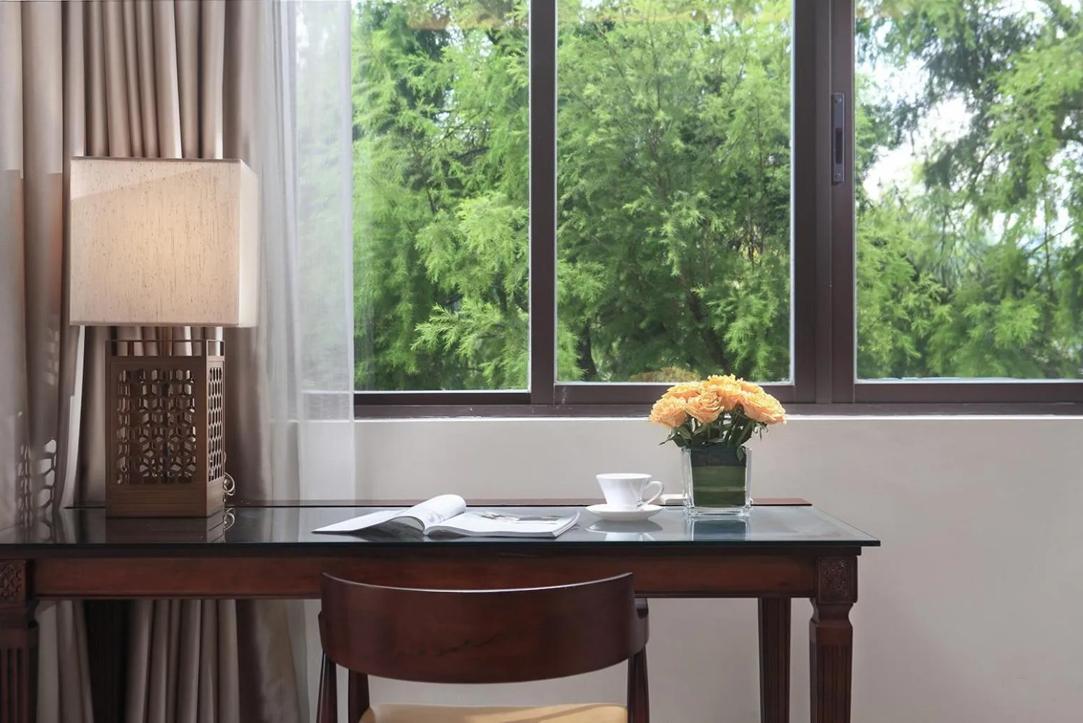 Seating area in Yangshuo Riverside Resorts Hotel