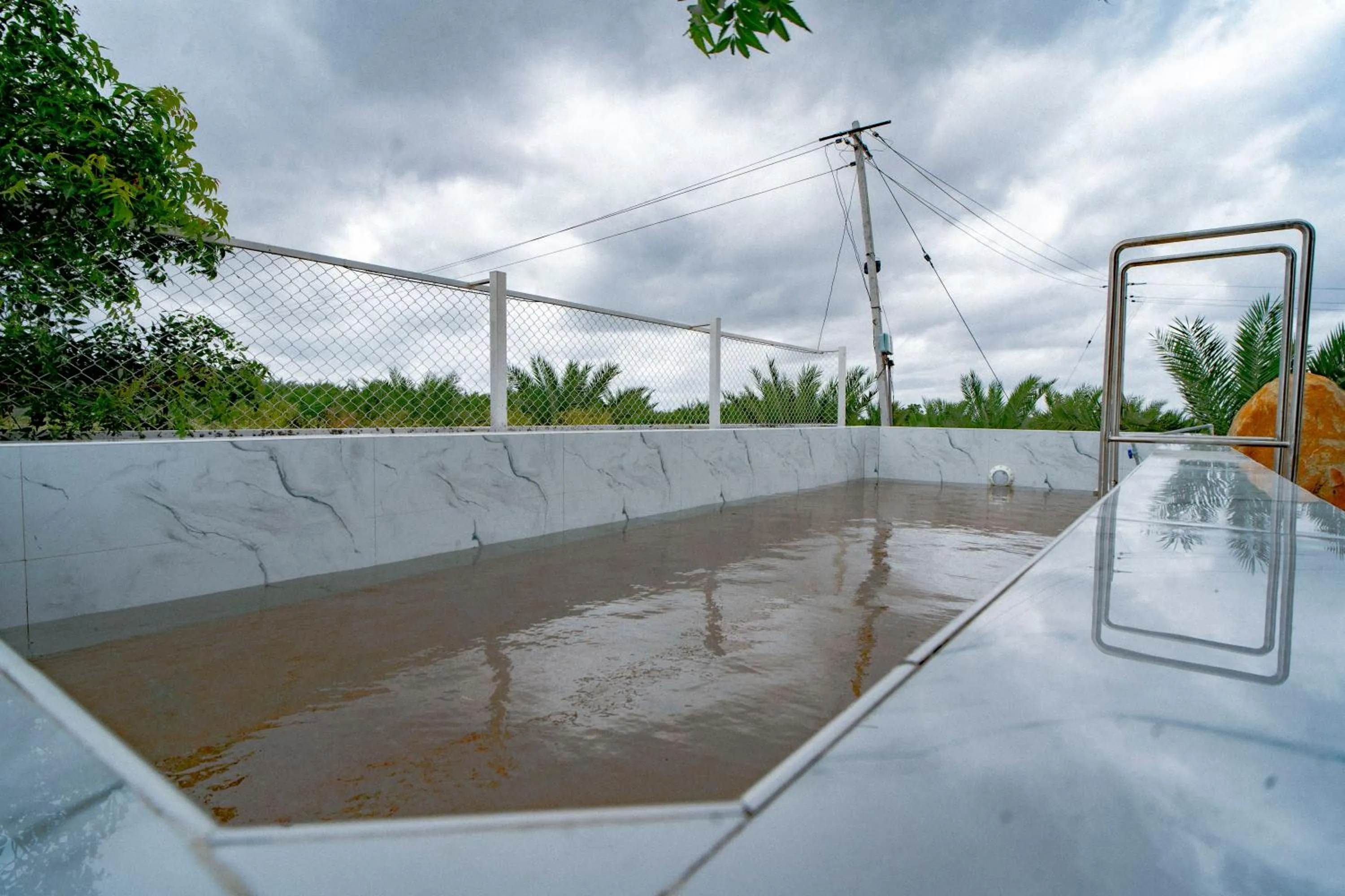 Pool view in Habba Dates Villa Near Chikkaballapur