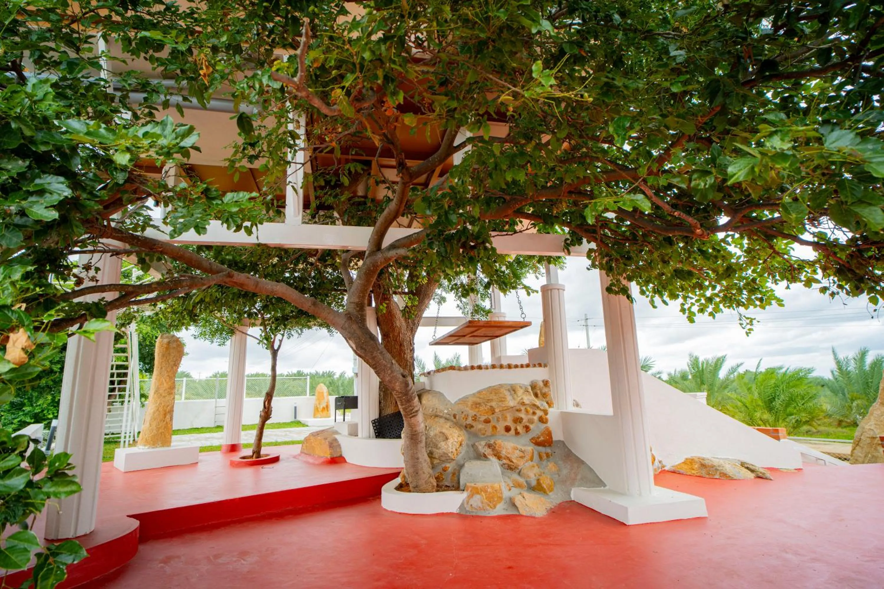 Patio in Habba Dates Villa Near Chikkaballapur