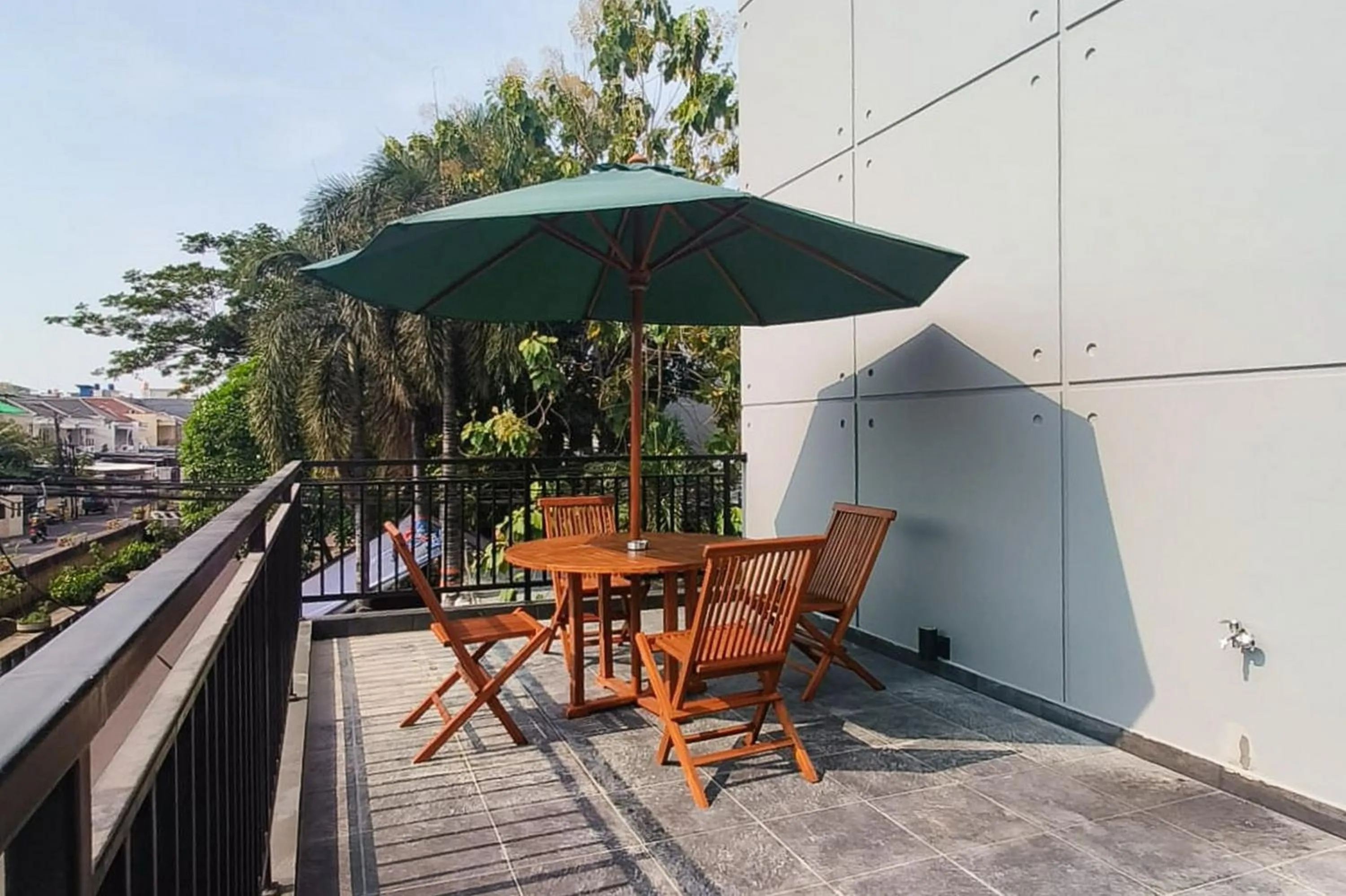 Balcony/Terrace in Urbanview Greenville Jakarta