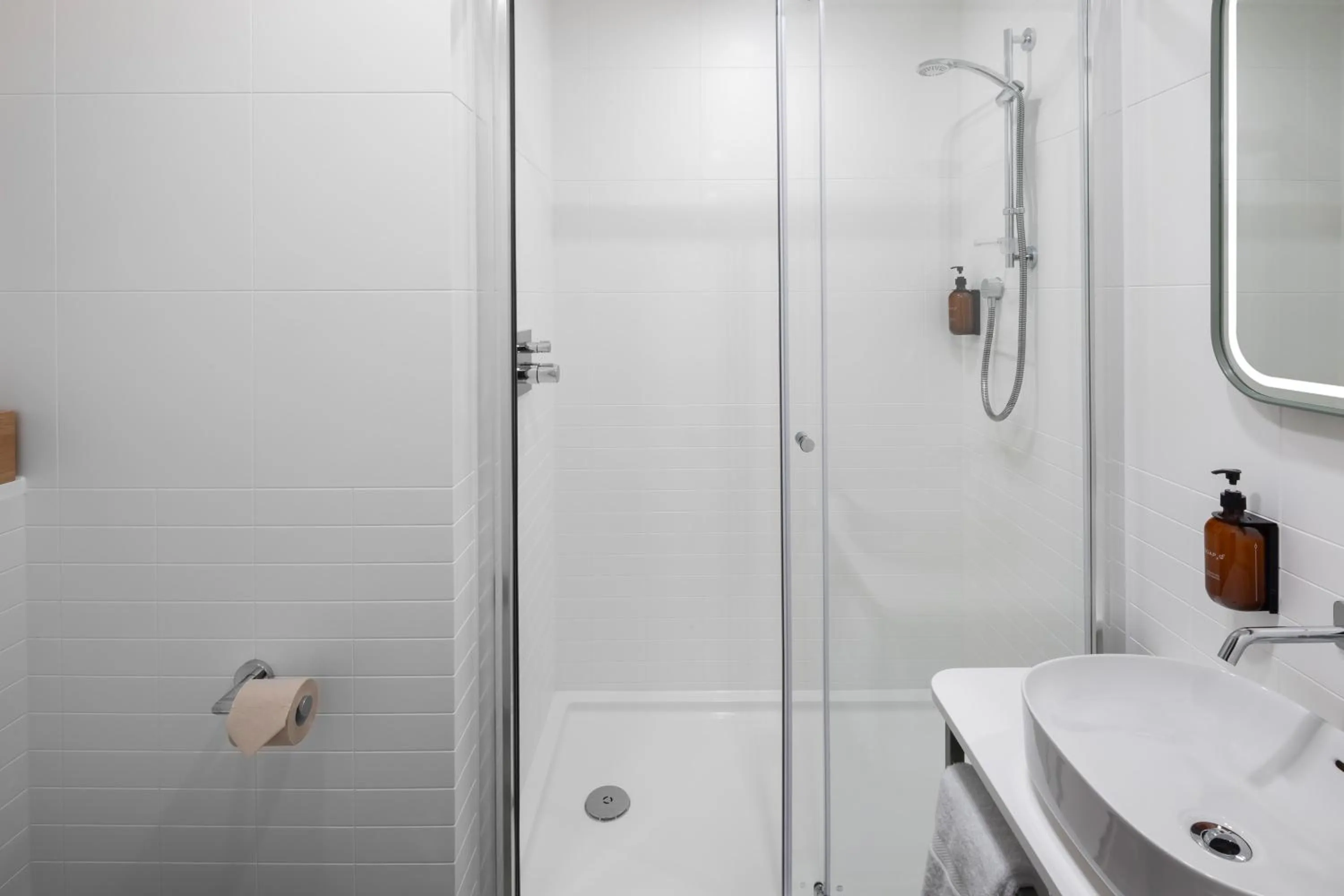 Shower in voco Zeal Exeter Science Park, by IHG