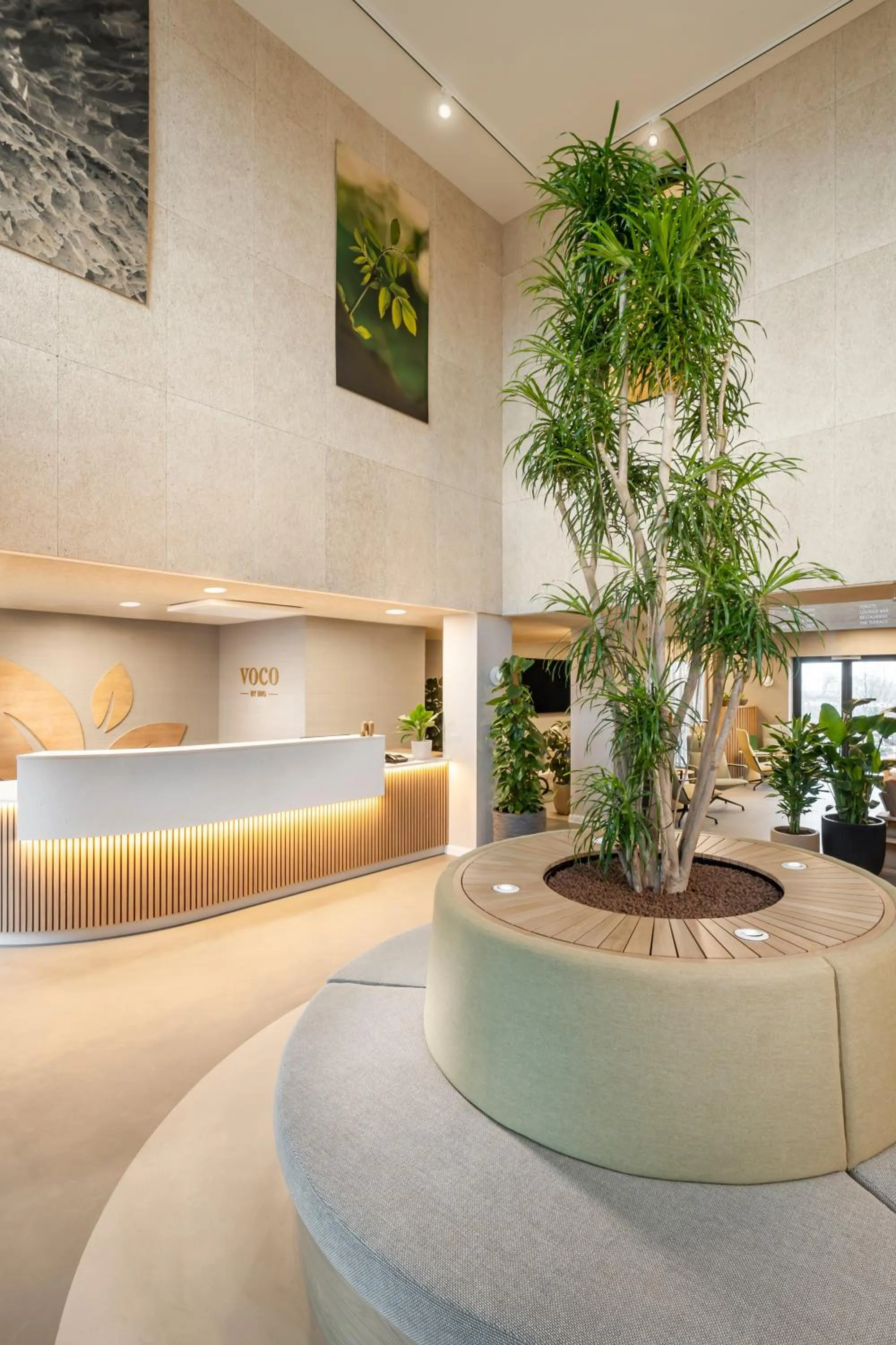 Lobby or reception in voco Zeal Exeter Science Park, by IHG