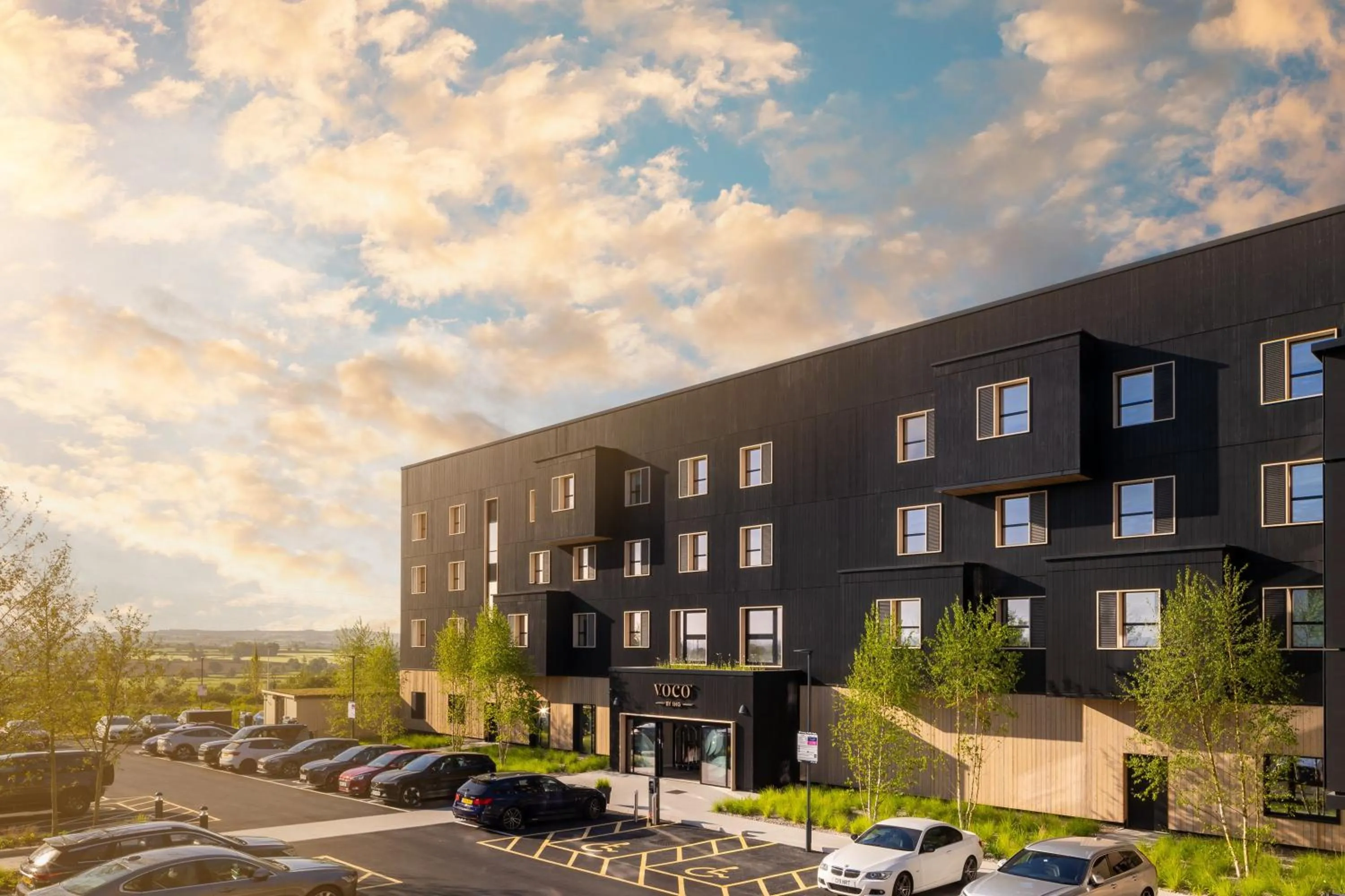 Property building in voco Zeal Exeter Science Park, by IHG