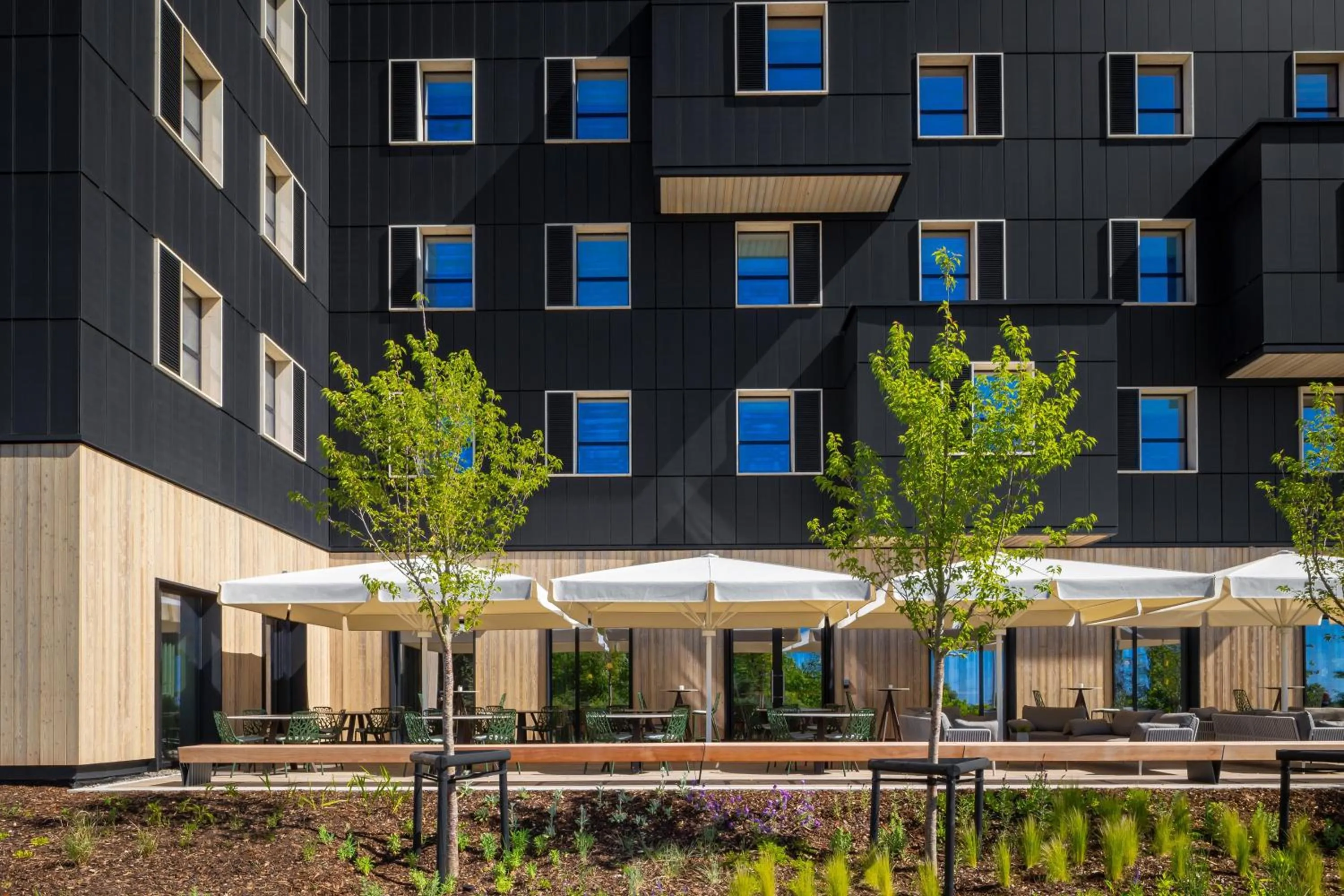 Property building in voco Zeal Exeter Science Park, by IHG