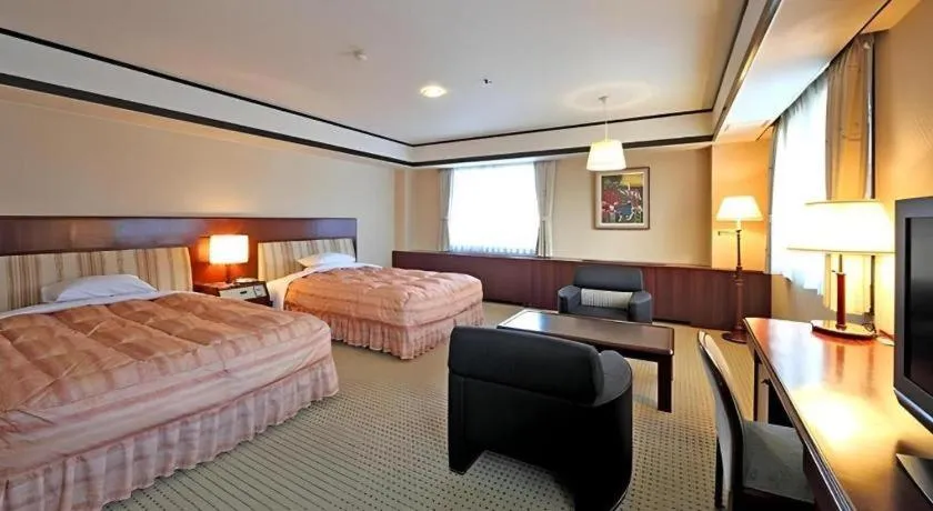 Bed in Gifu Grand Hotel