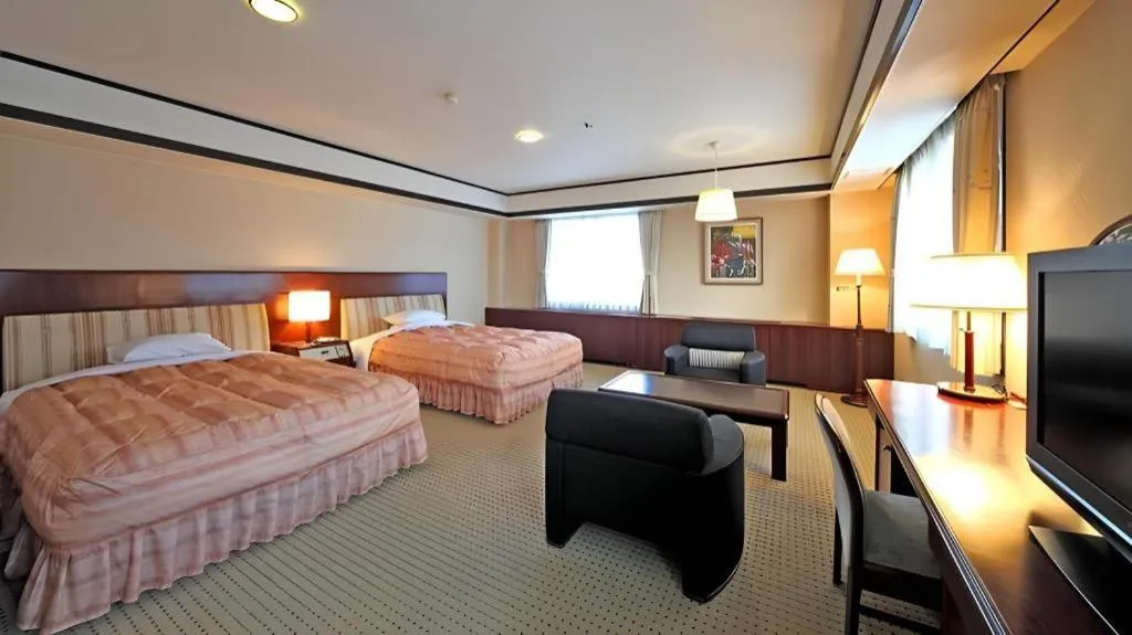 Bed in Gifu Grand Hotel